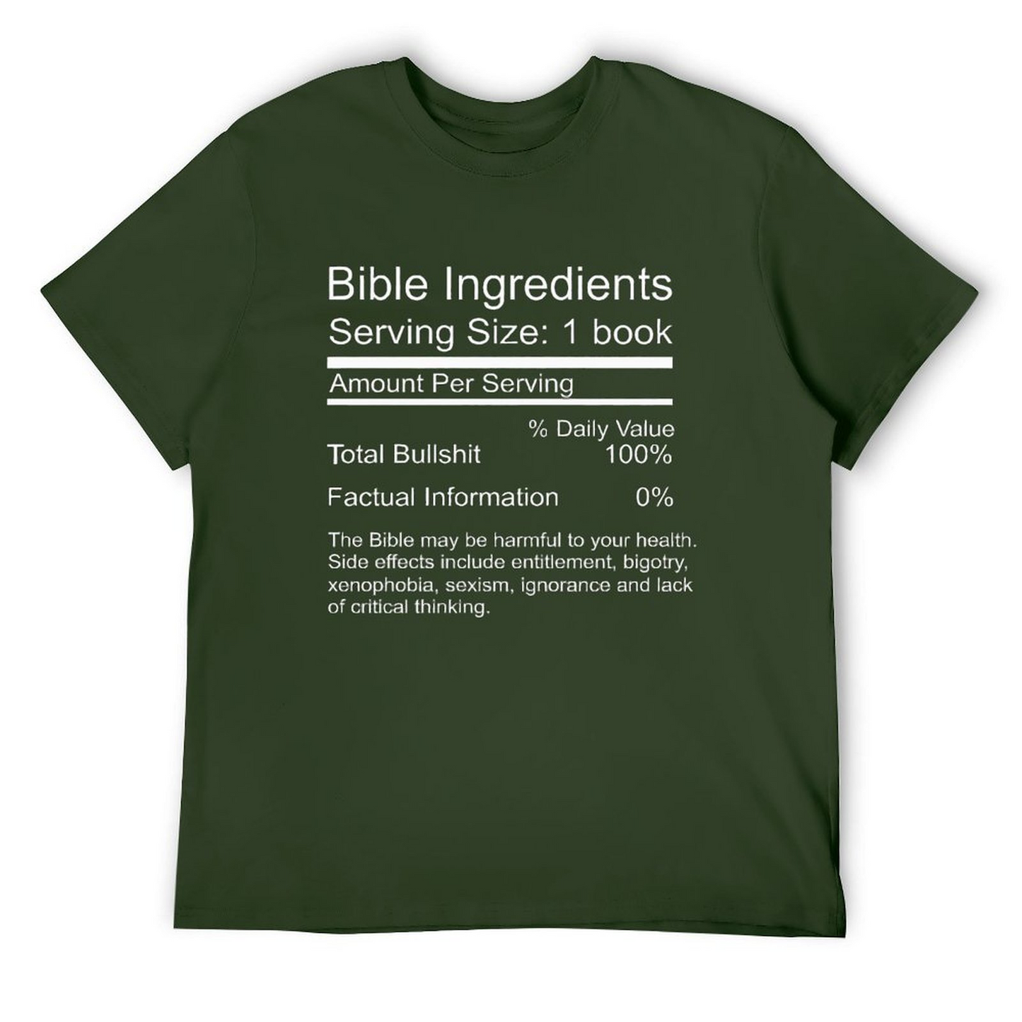 Bible Ingredients T-shirt