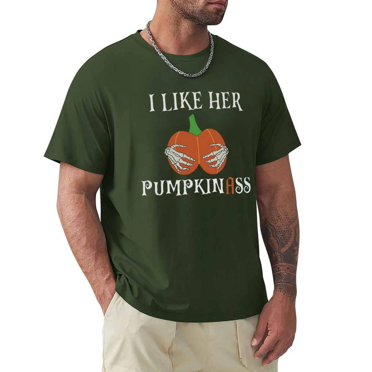 Men's Tee I Like Her Pumpkinass