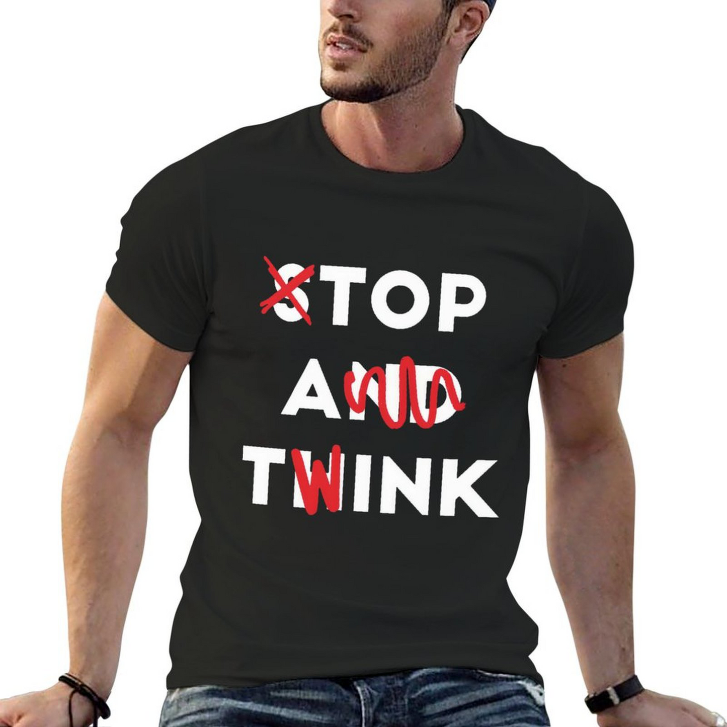 Stop And Think Short Sleeve T-shirt