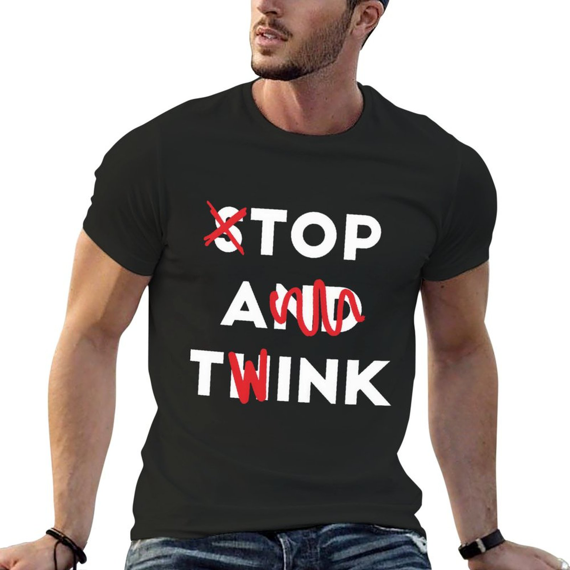 Stop And Think Tee