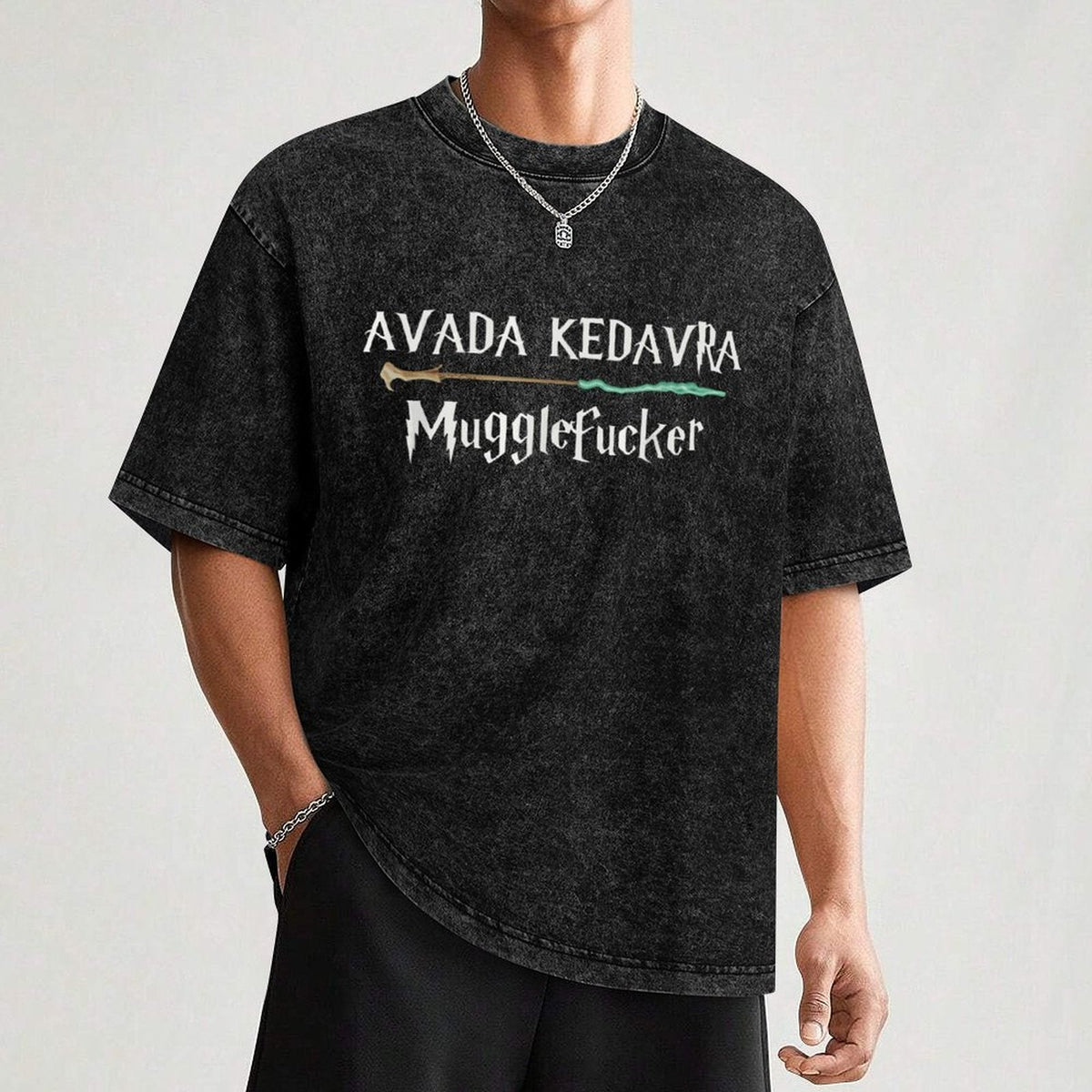FunnySeries Unisex Mineral Washed Tee