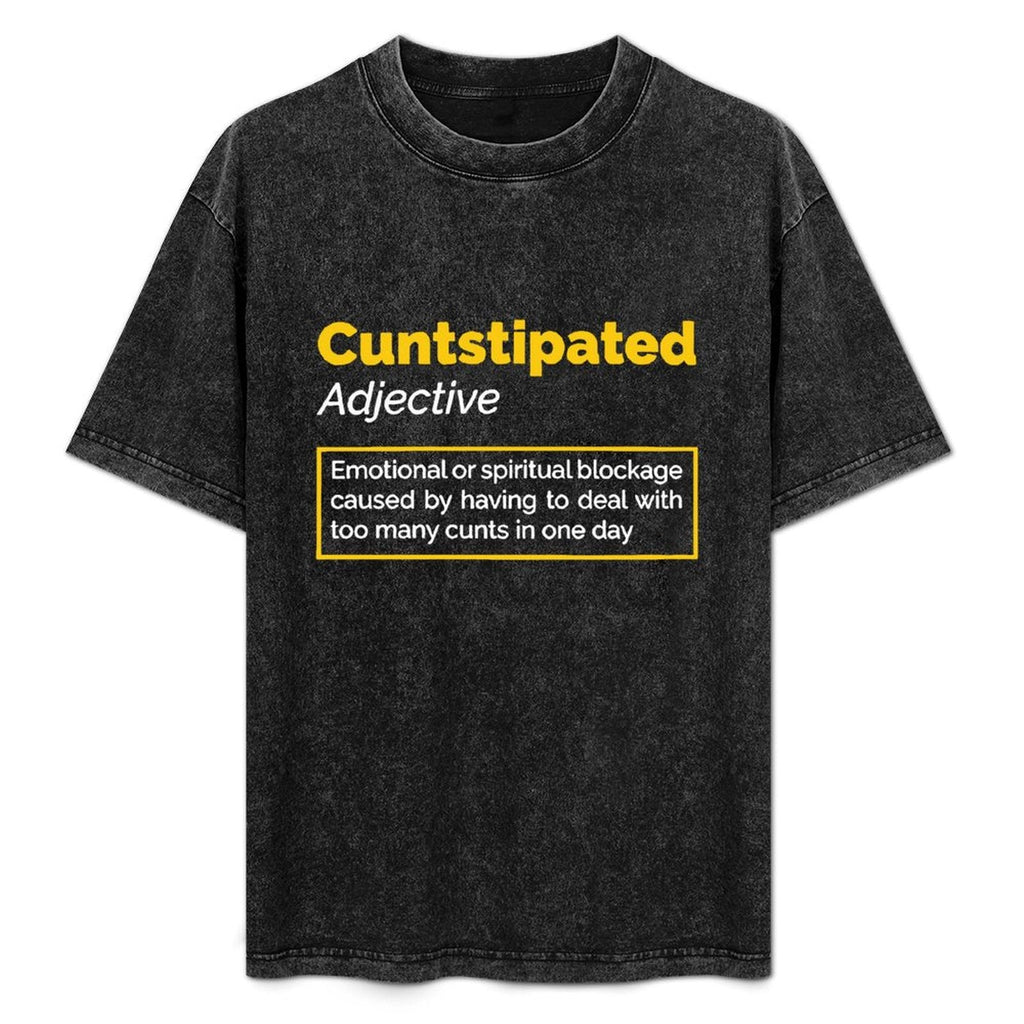 FunnySeries1 Unisex Mineral Washed Tee