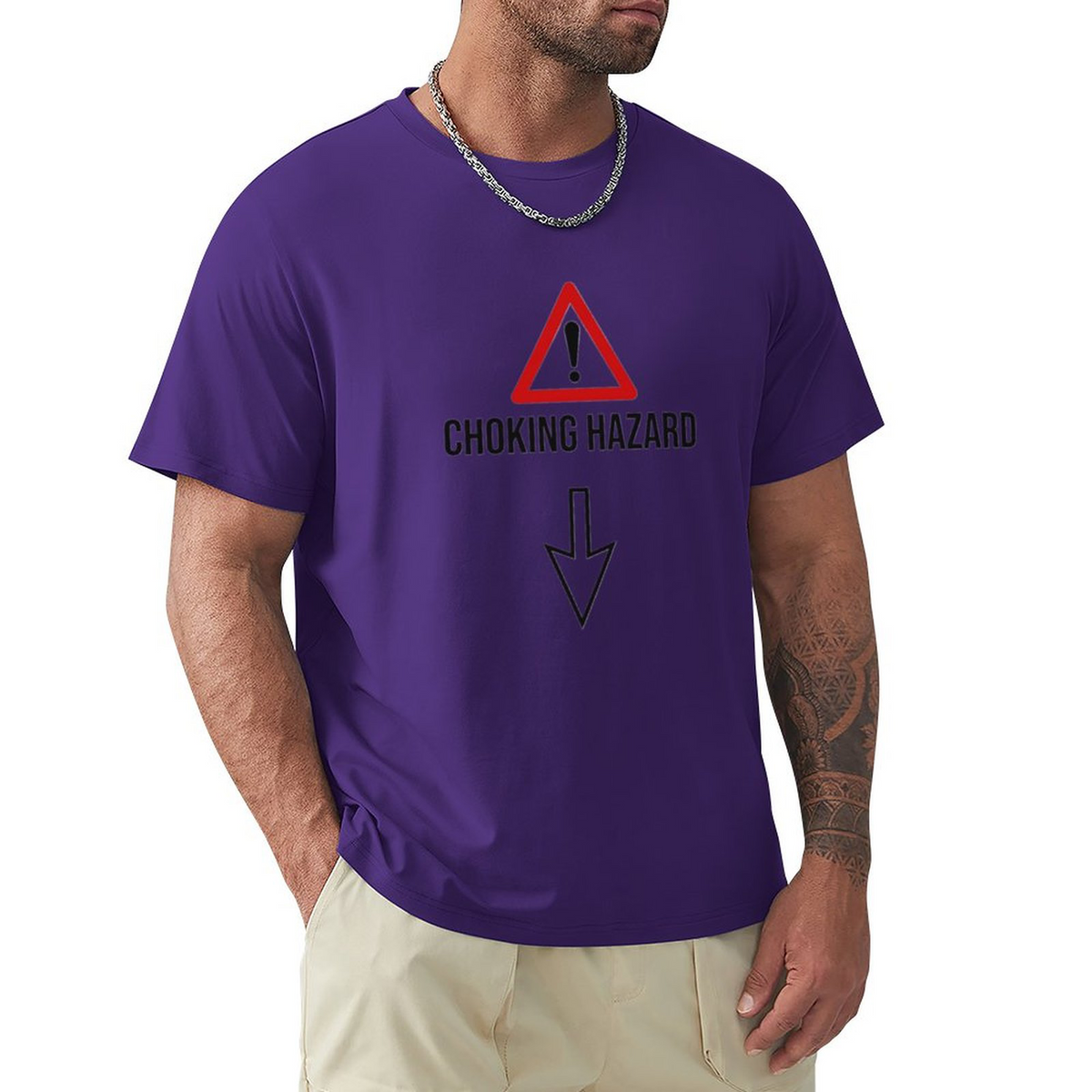 Men's Tee CHOKING HAZARD