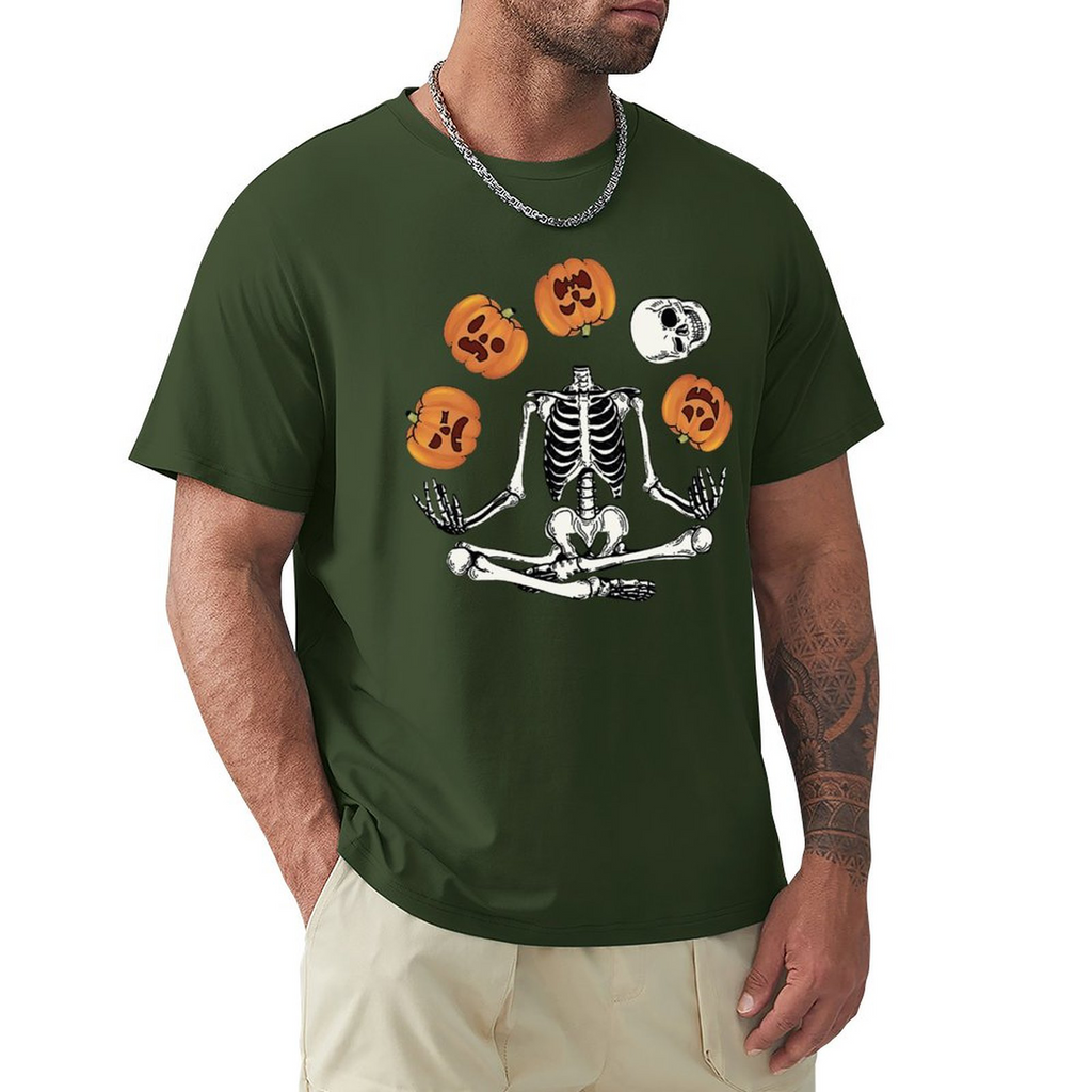 Men's Tee Pumpkin Bones