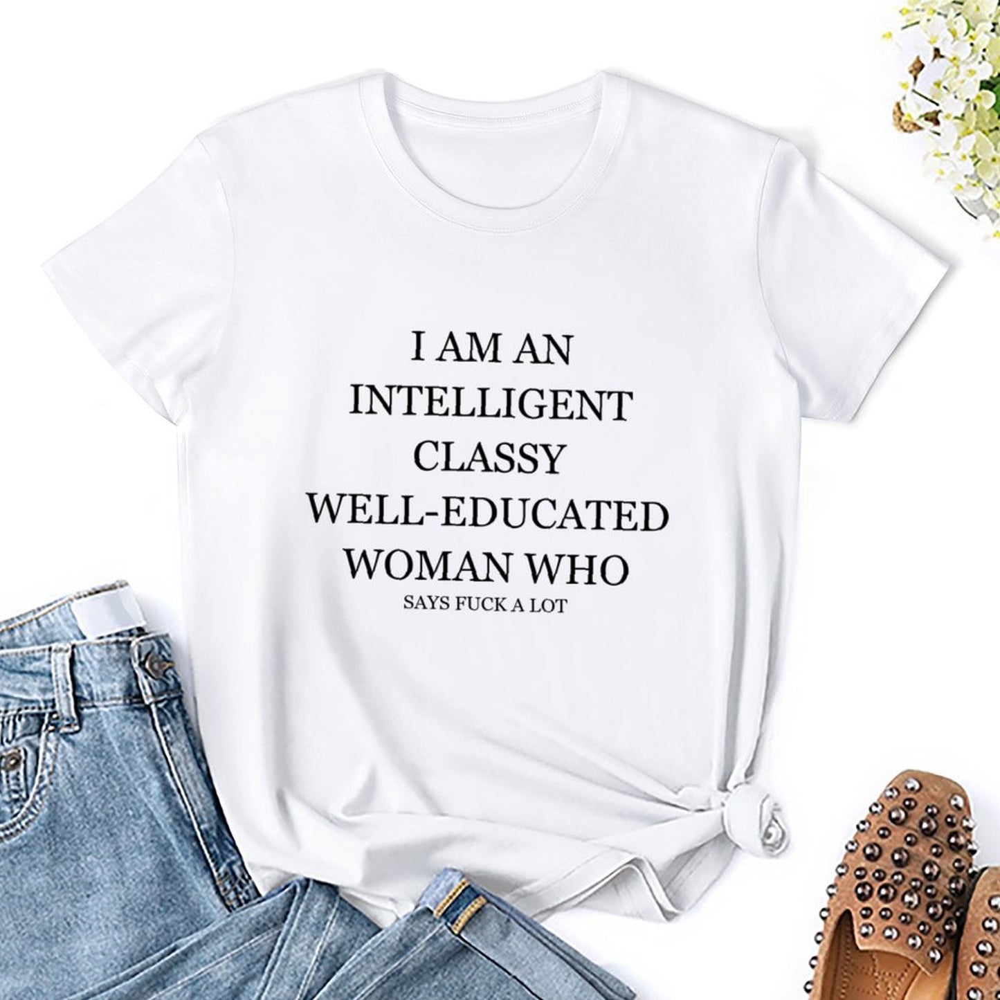 Intelligent Classy Well-Educated Woman T-shirt