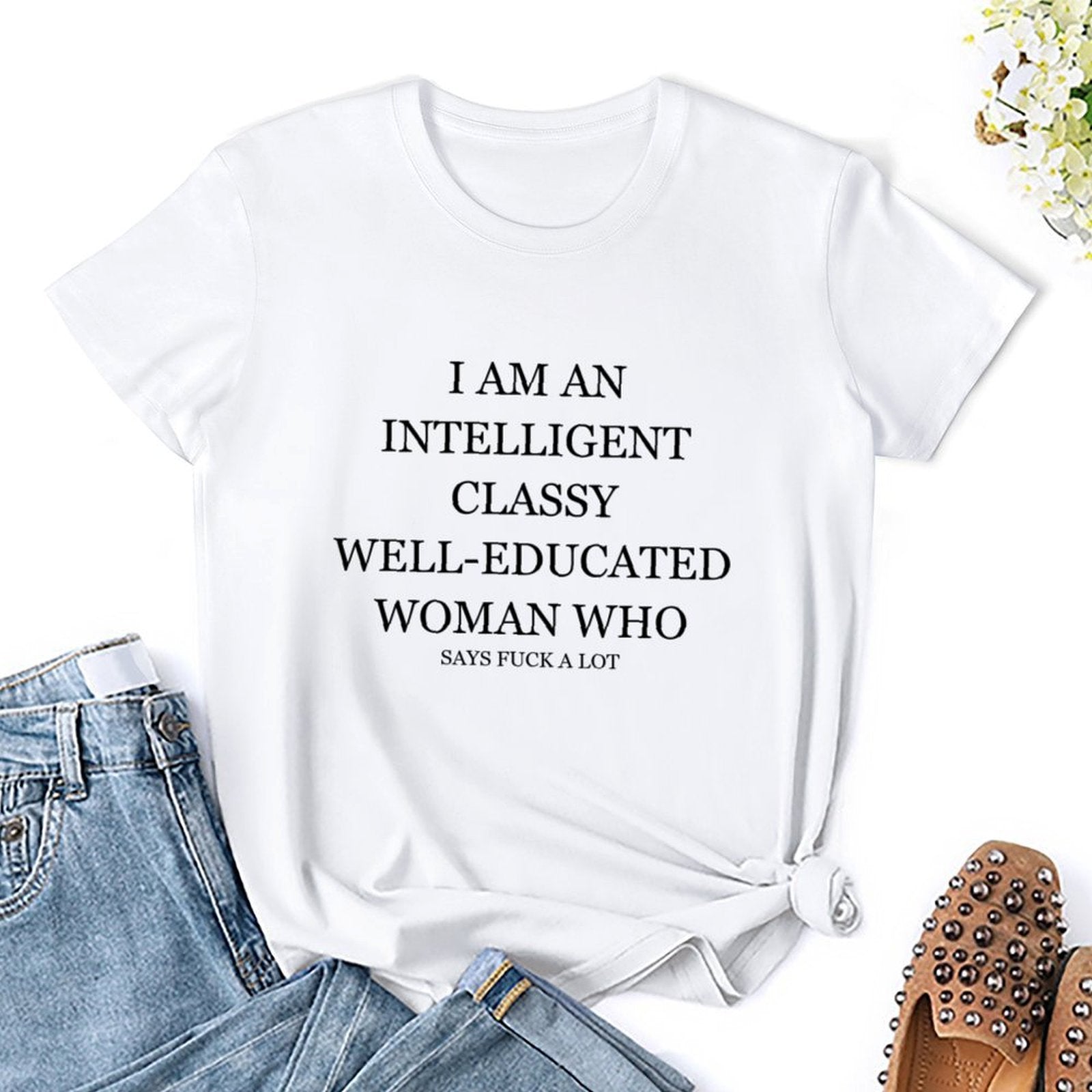 Intelligent Classy Well-Educated Woman Tee