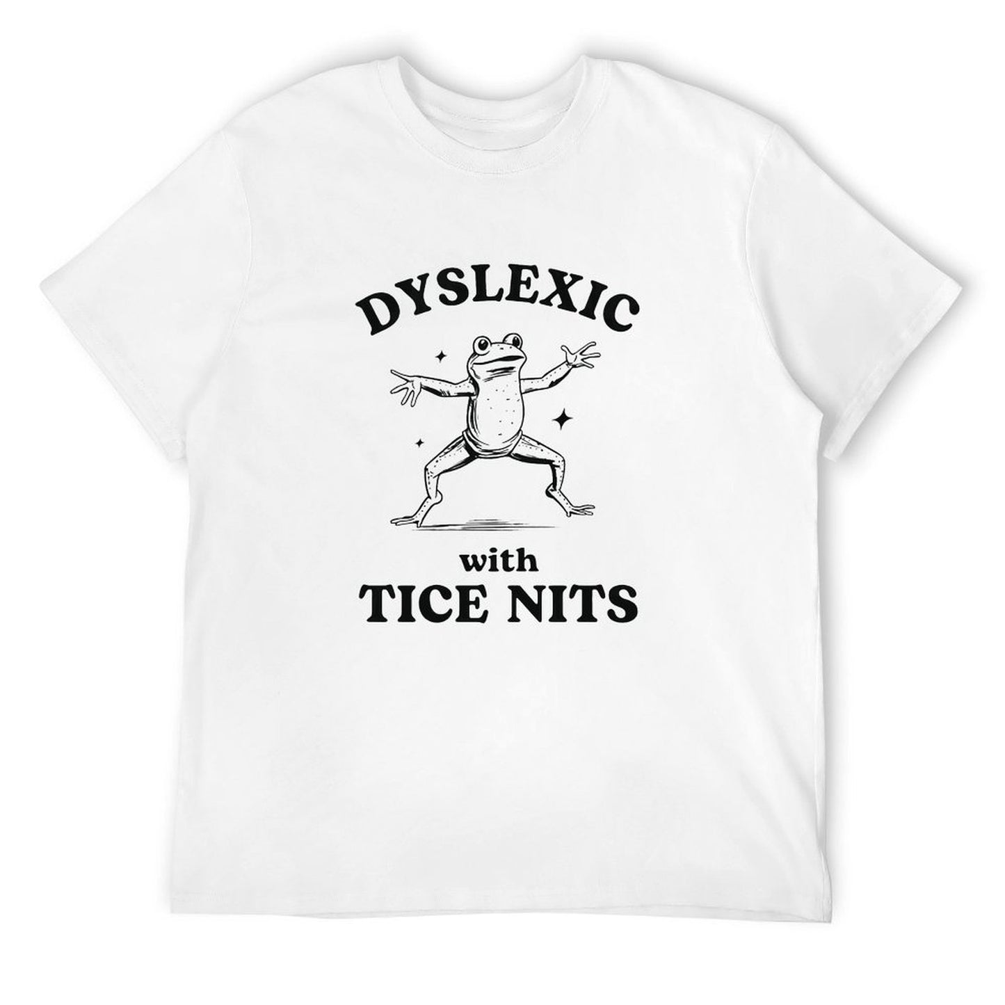 Short Sleeve T-shirt for Men Dyslexic-w