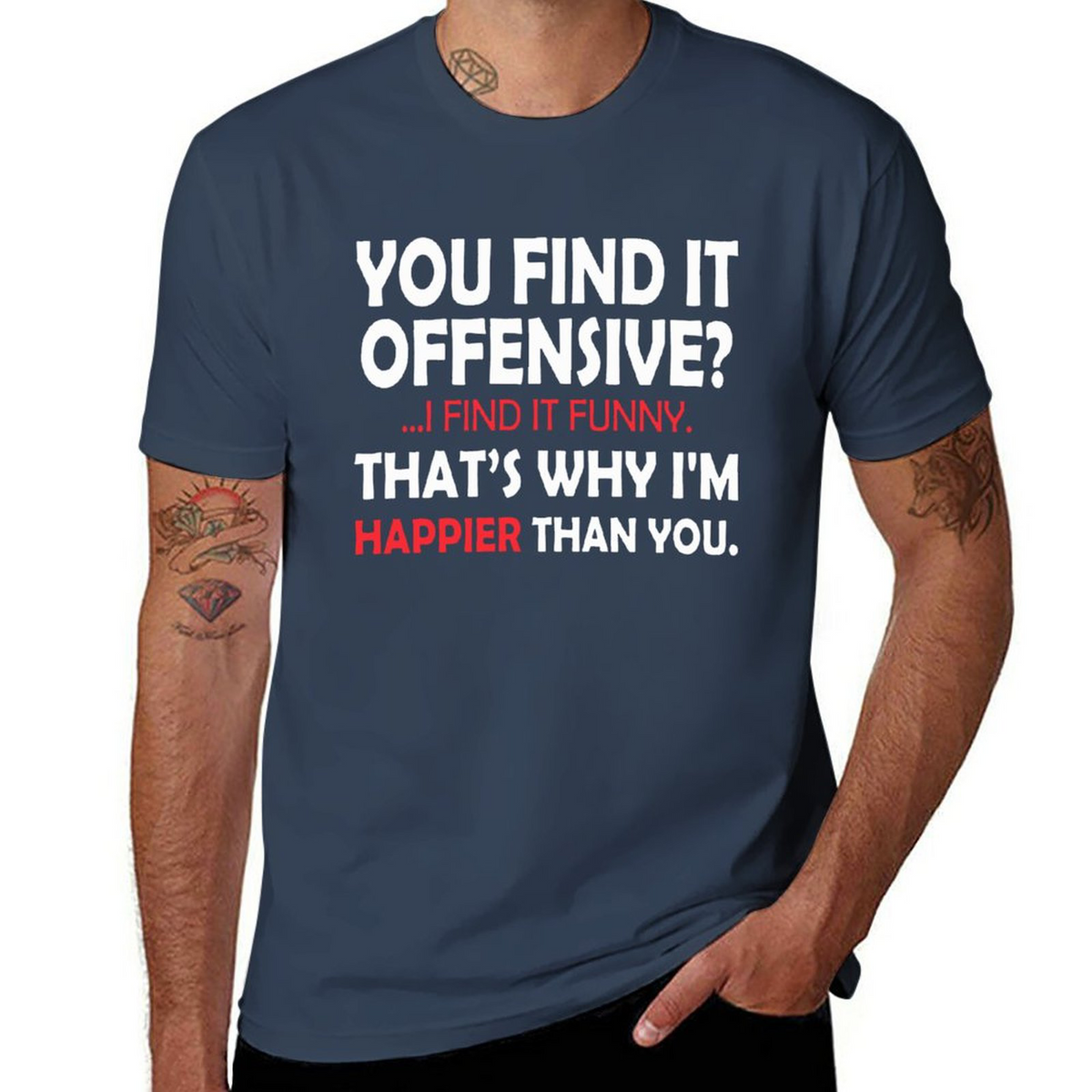You Find It offensive Tee for Men