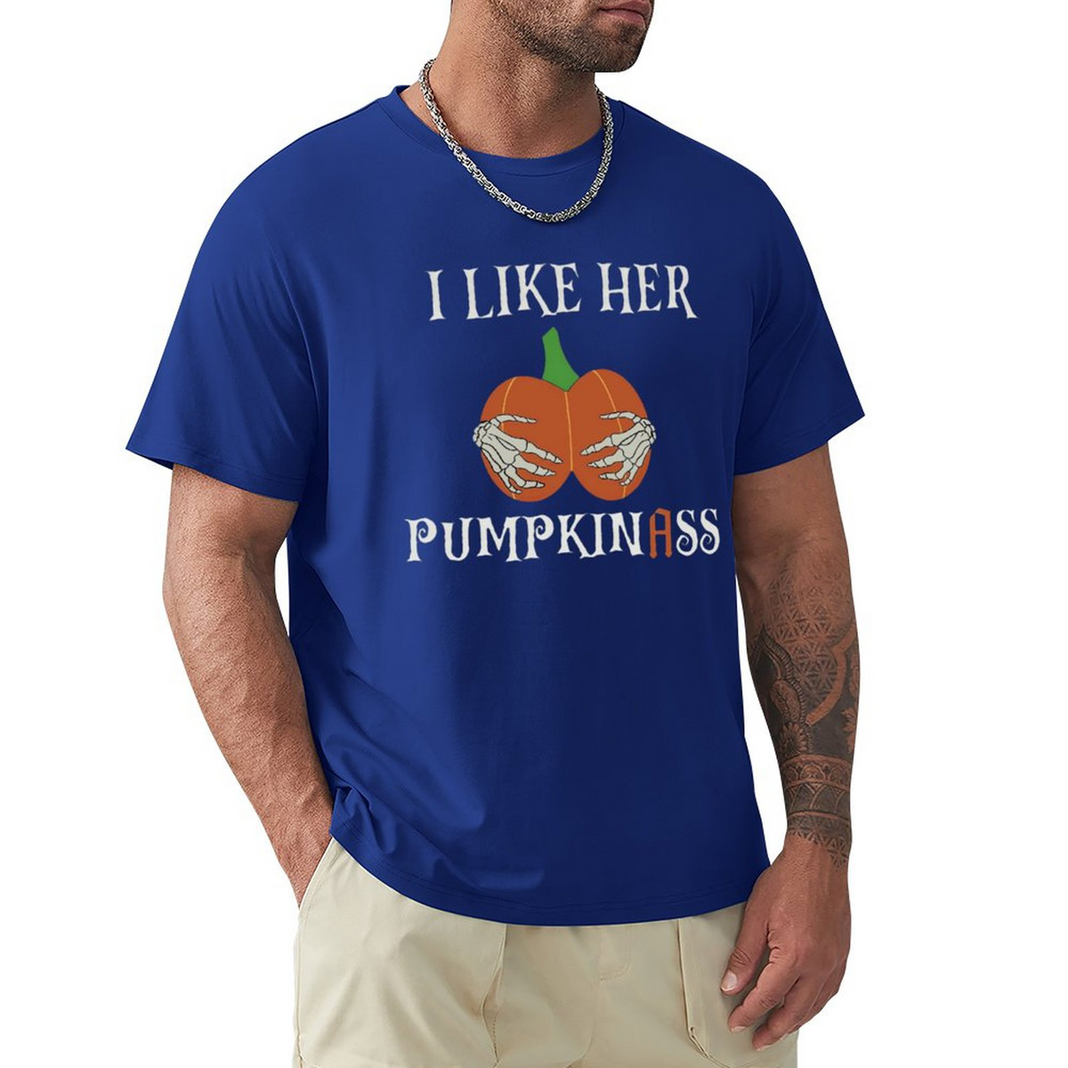 Men's Tee I Like Her Pumpkinass