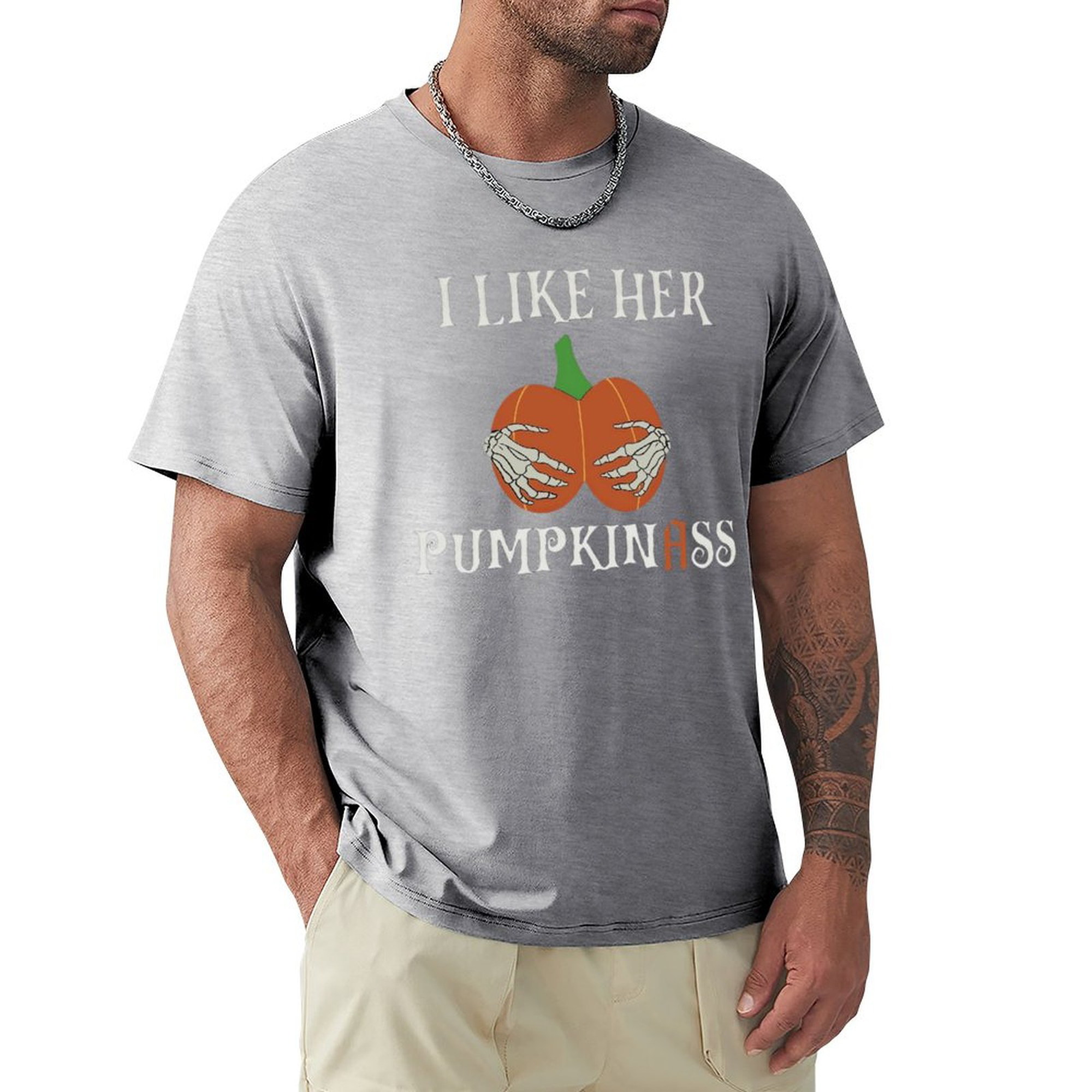 Men's Tee I Like Her Pumpkinass