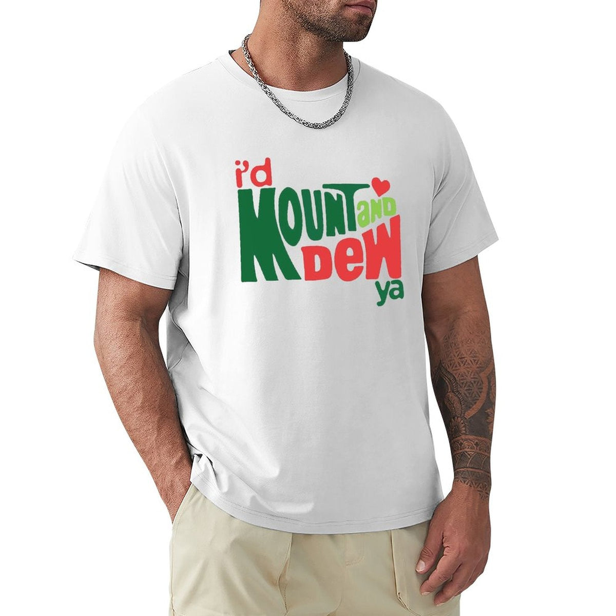 Men's Tee I'd Kount And Dew Ya