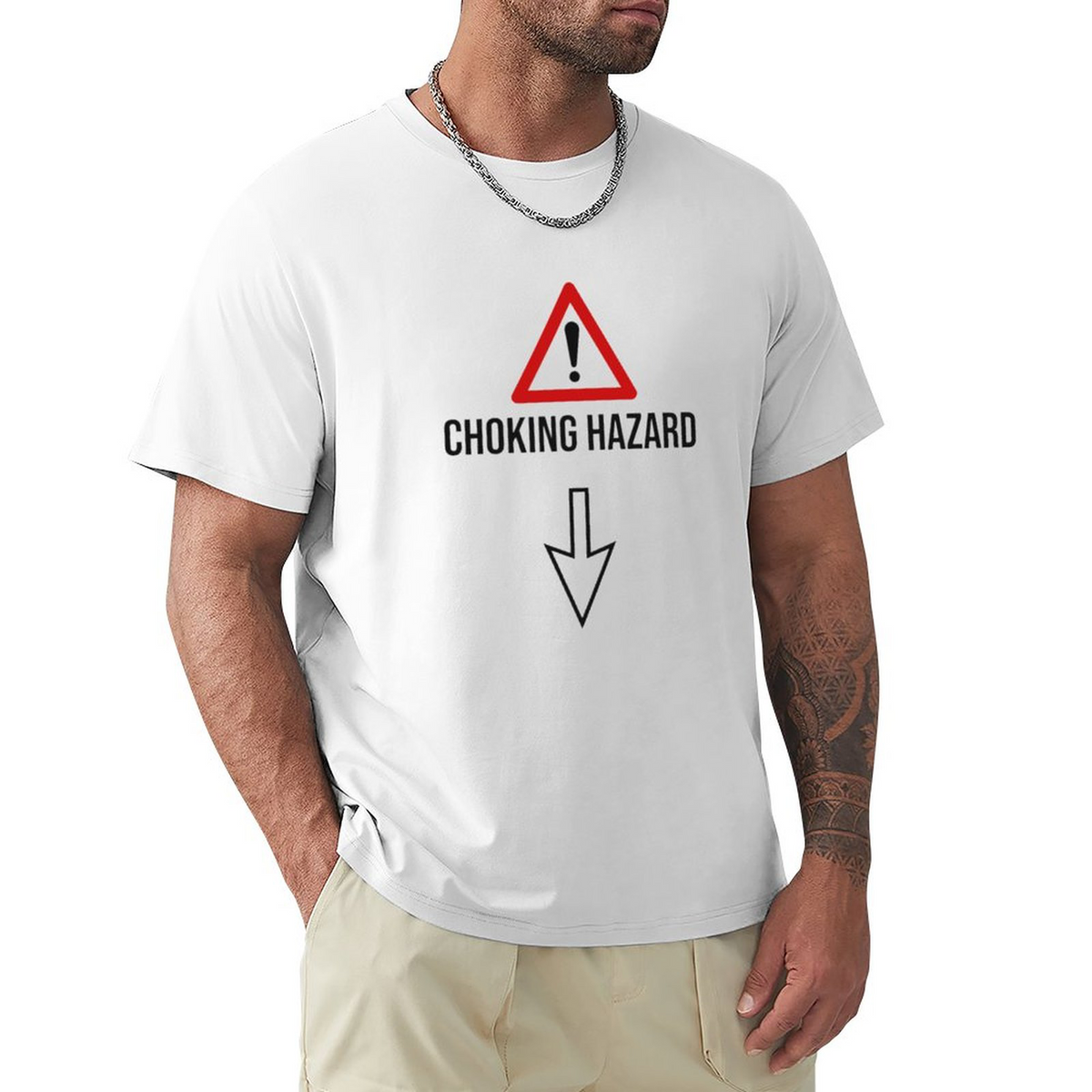 Men's Tee CHOKING HAZARD