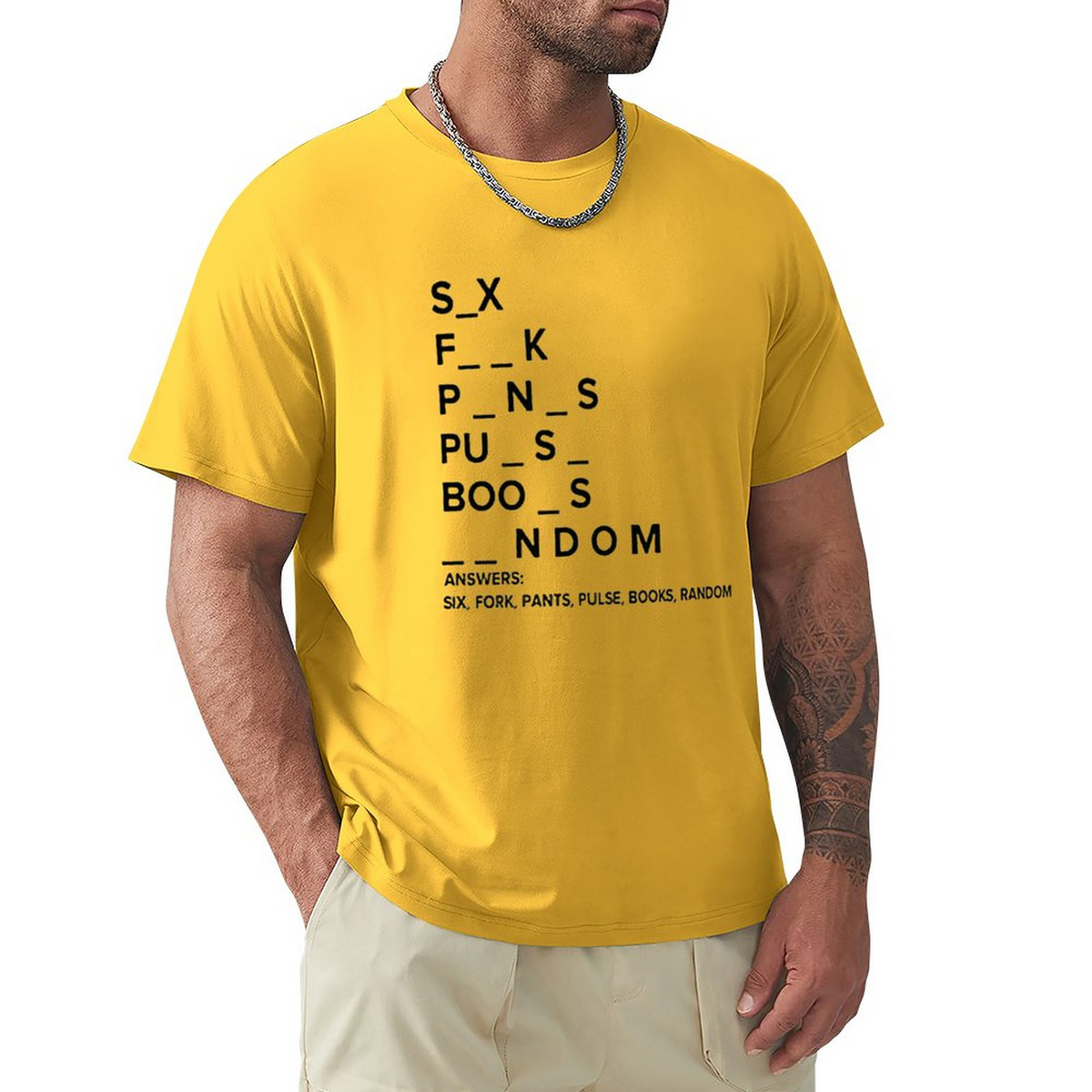 Men's Tee Lettert