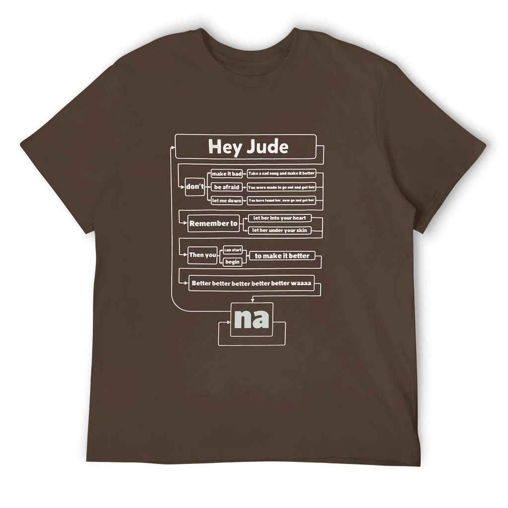 Hey Jude Lyric Flowchart Tee