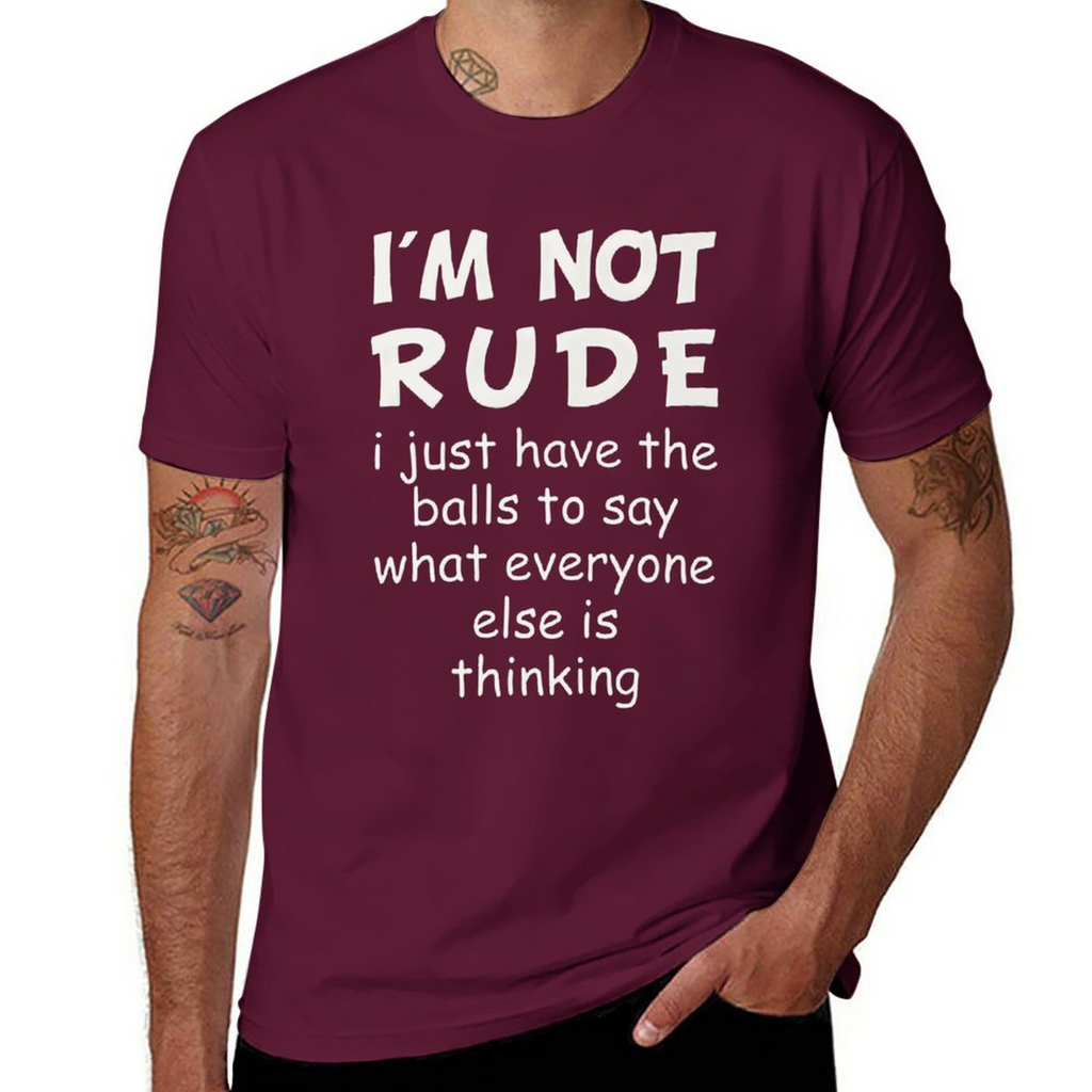 I'm Not Rude Tee