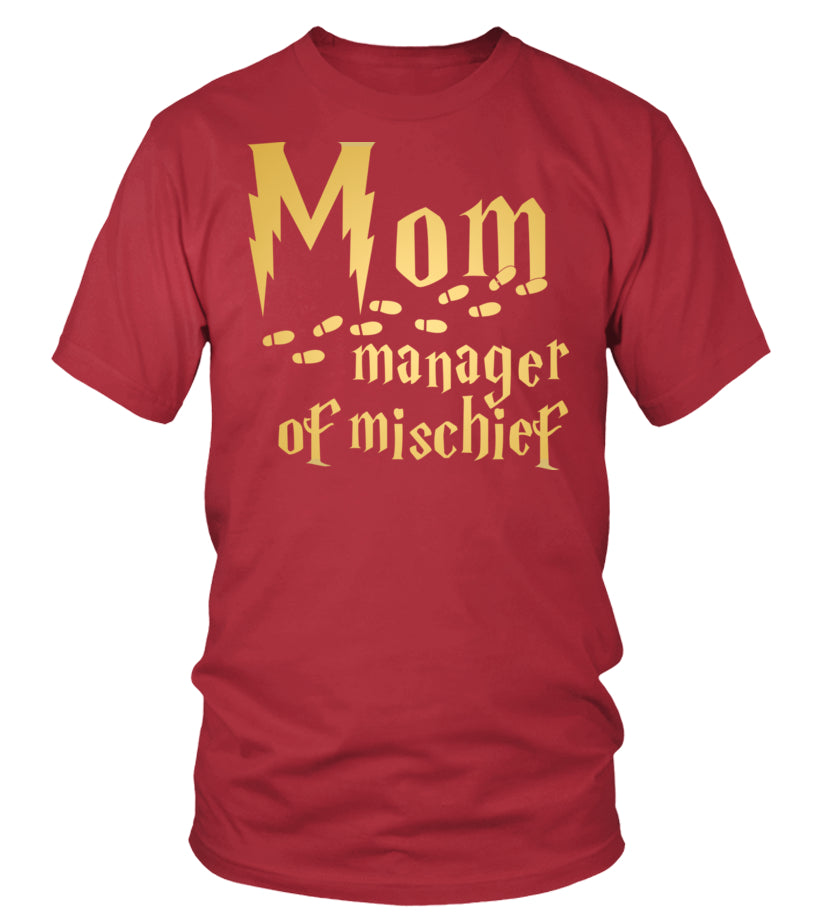 Mom Manager of Mischief T-shirt