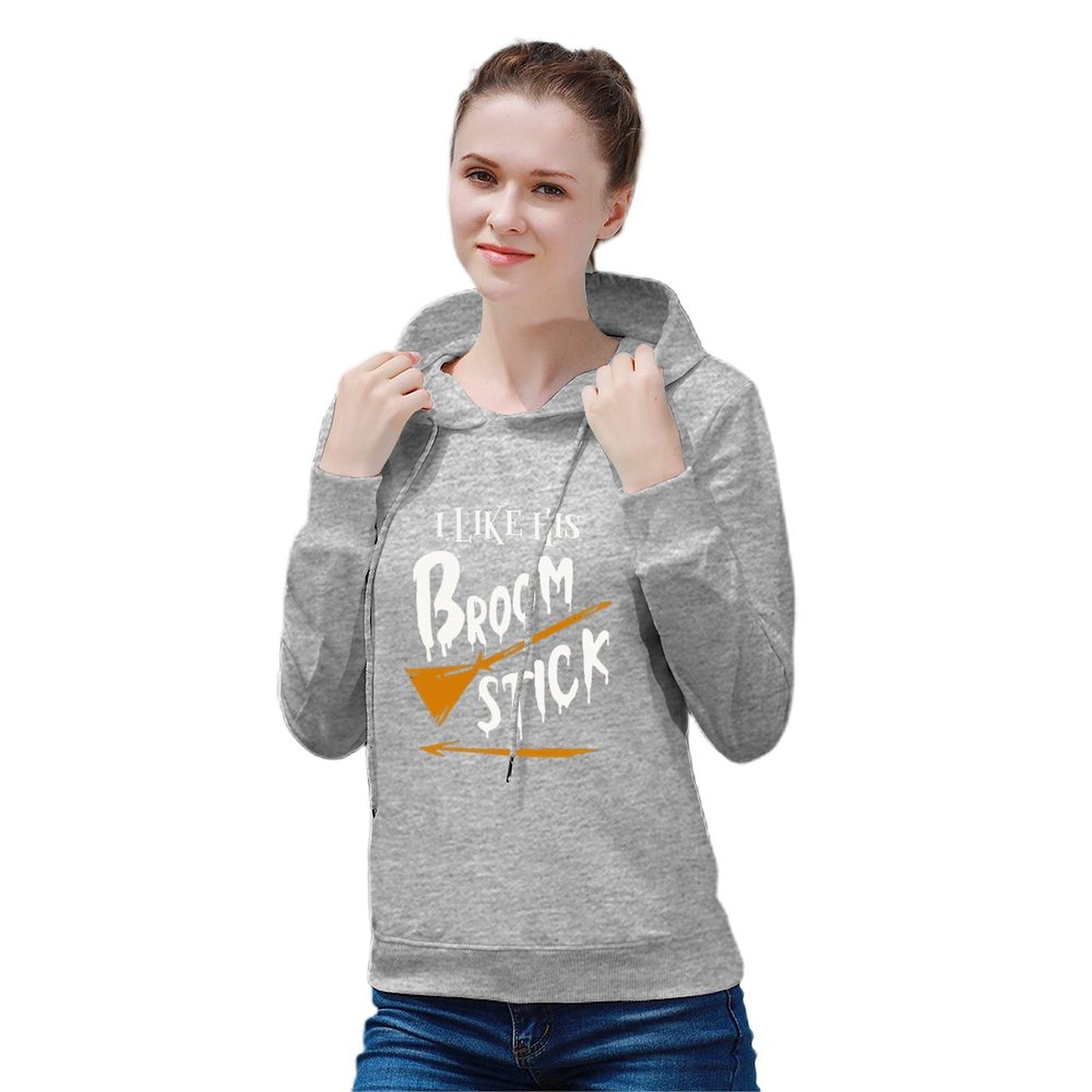 Women's Hoodie Sweatshirt Ilikehis Broomstick