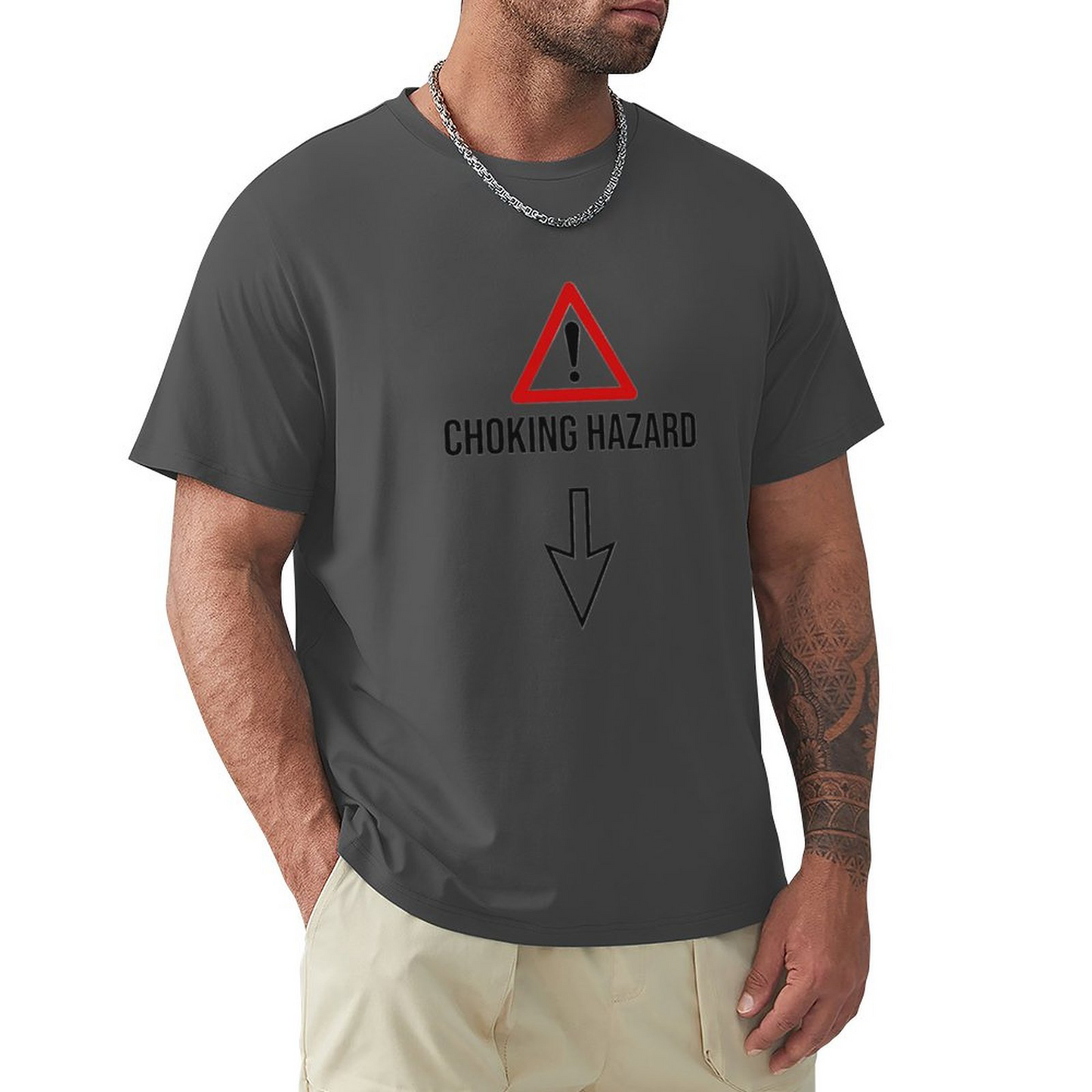 Men's T-shirt CHOKING HAZARD