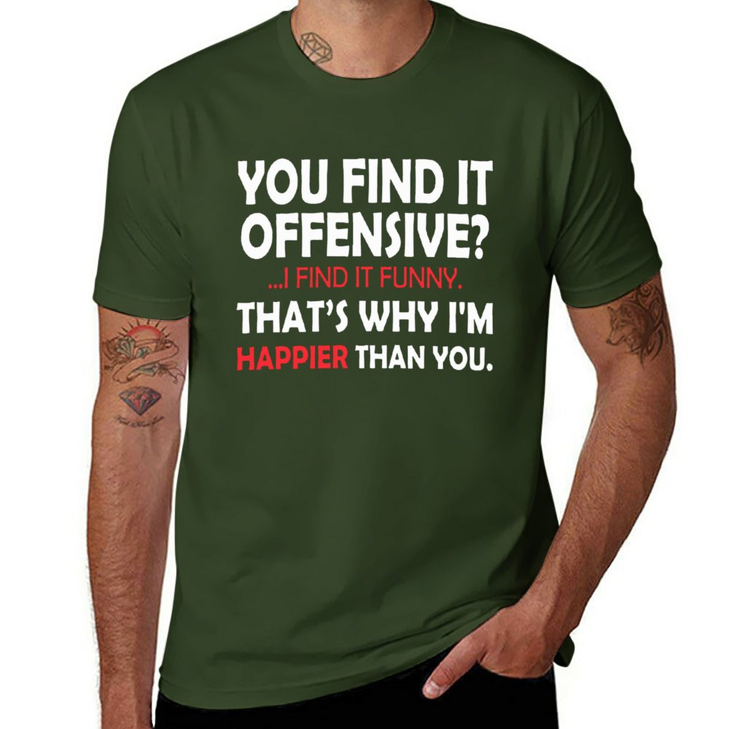 You Find It offensive T-shirt for Men