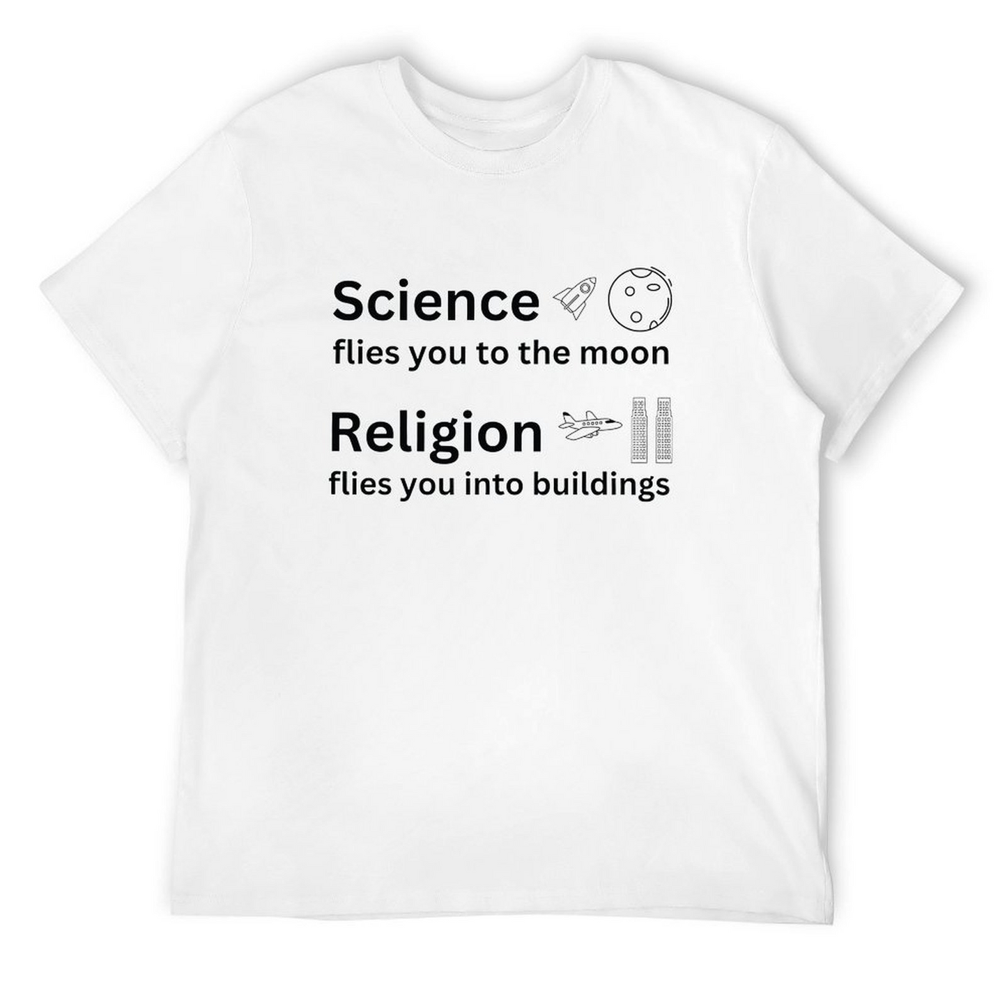 T-shirt Science Religion