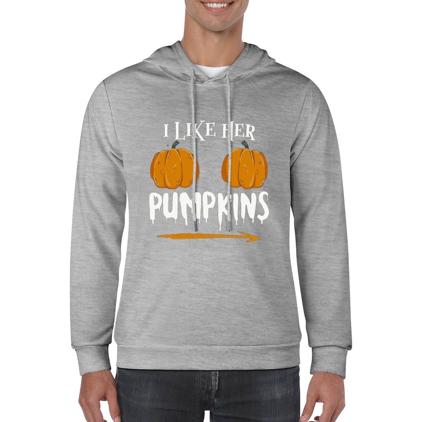 Men Hoodie Ilkeher Pumpkins