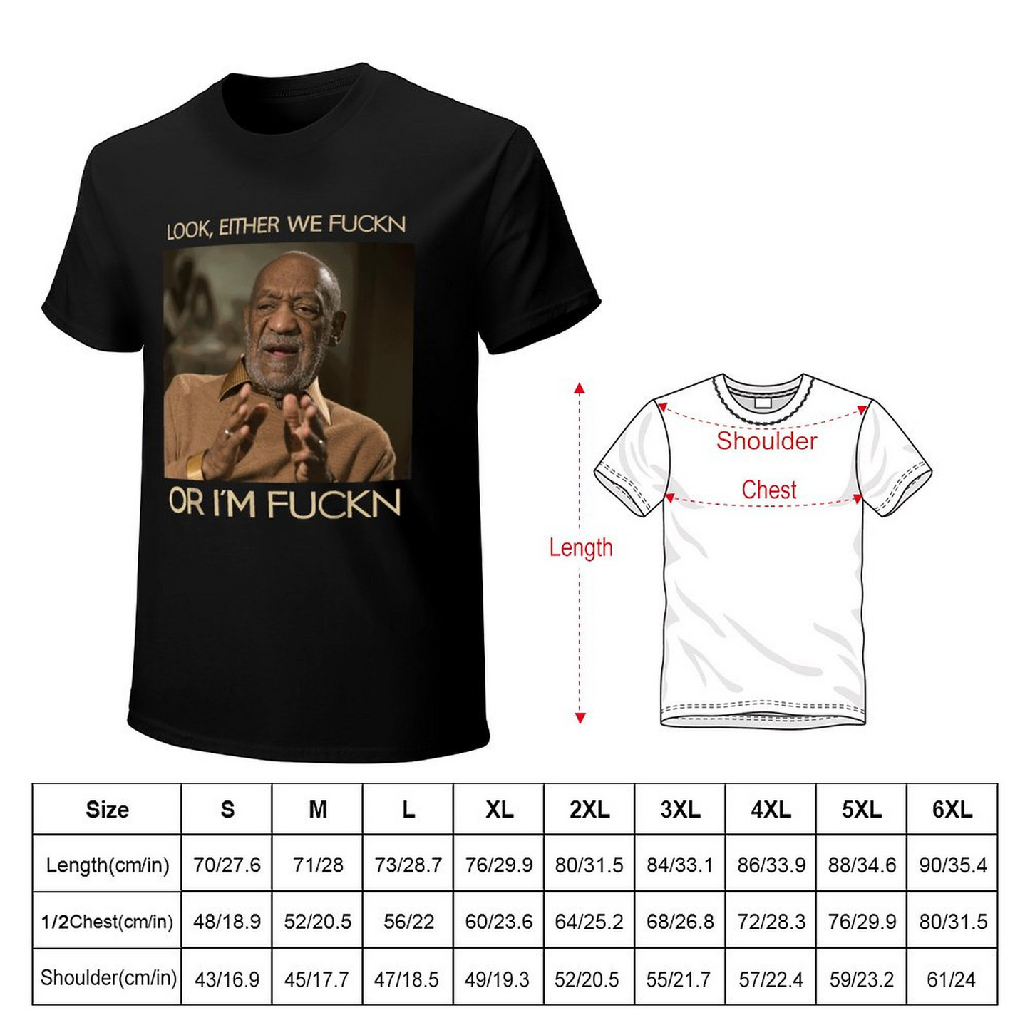 Either we fuckin Men's T-shirt