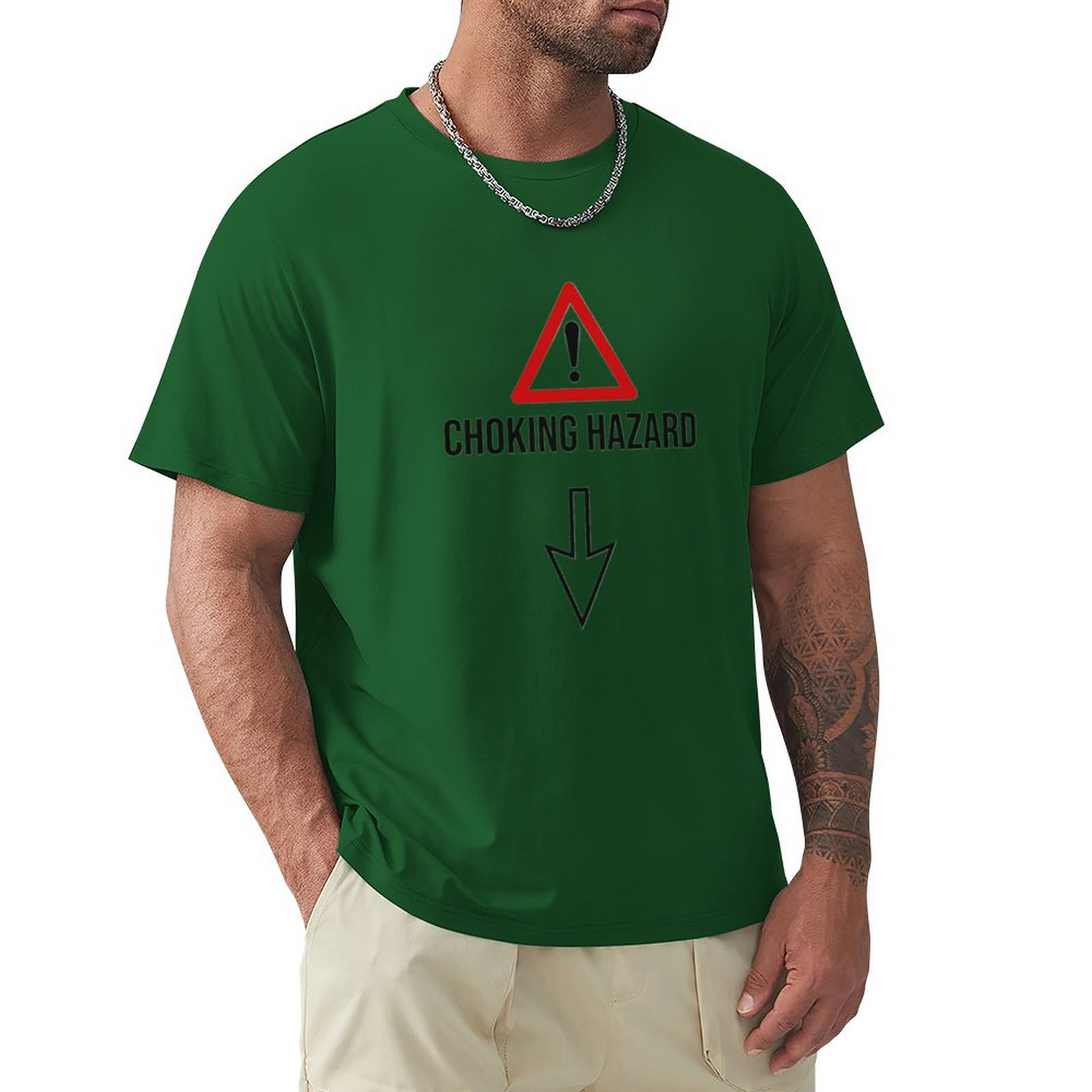 Men's T-shirt CHOKING HAZARD