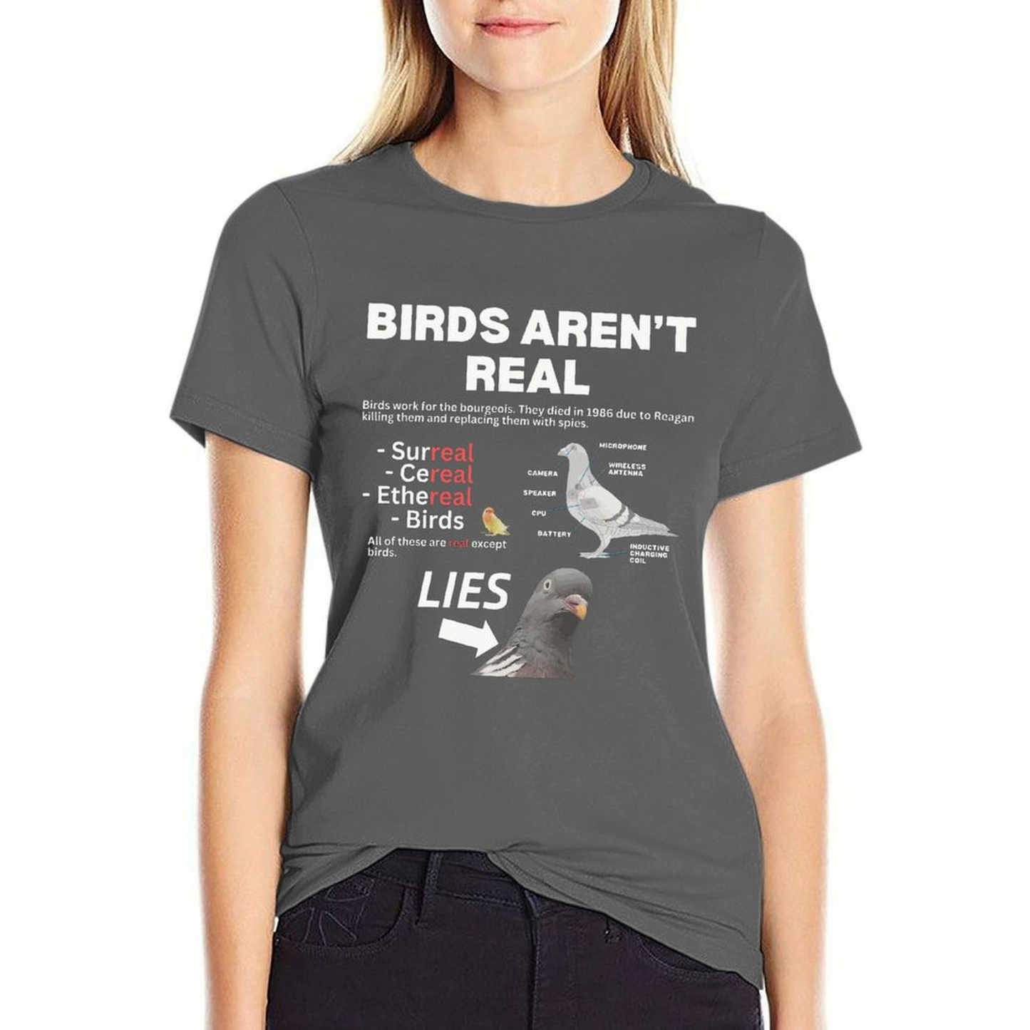 Birds Aren't Real T-shirt