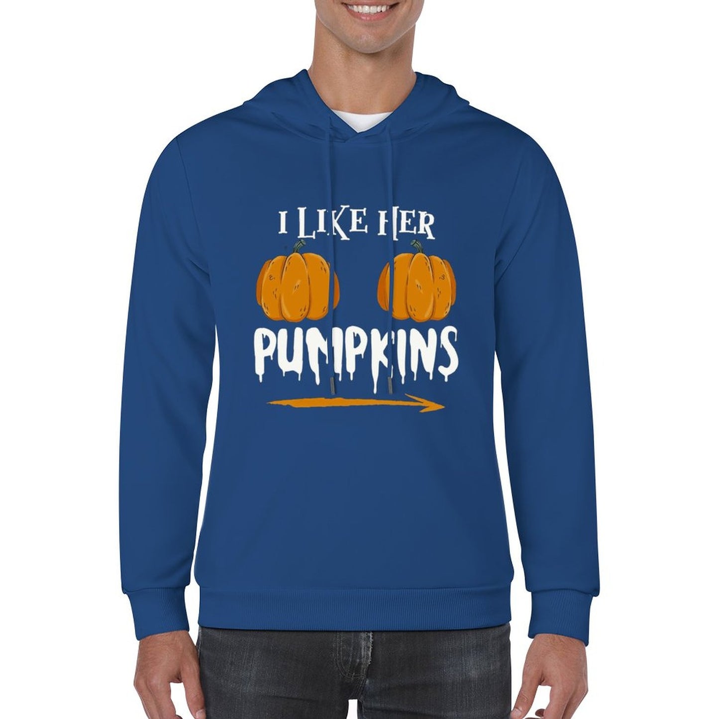 Men Hoodie Ilkeher Pumpkins