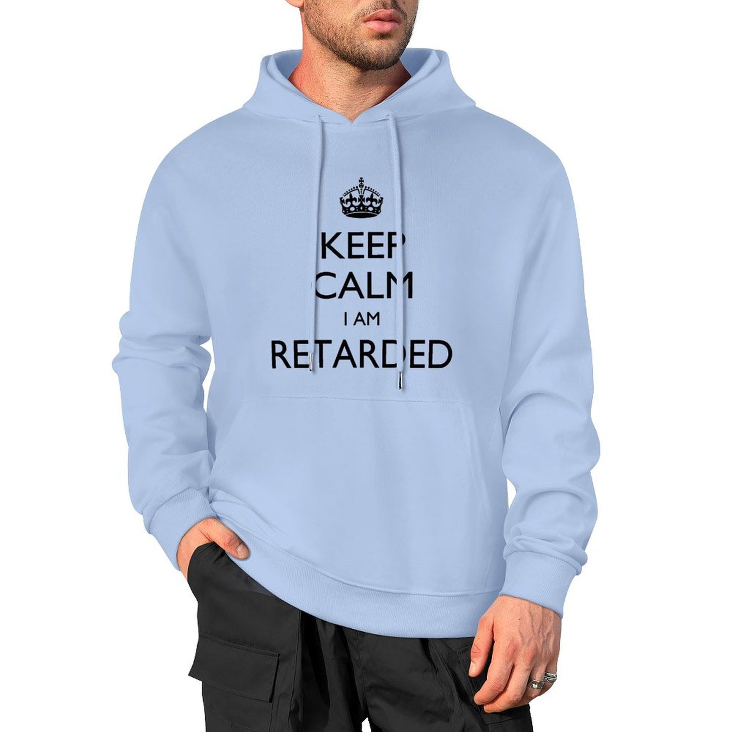 Keep Calm Cotton Hooded