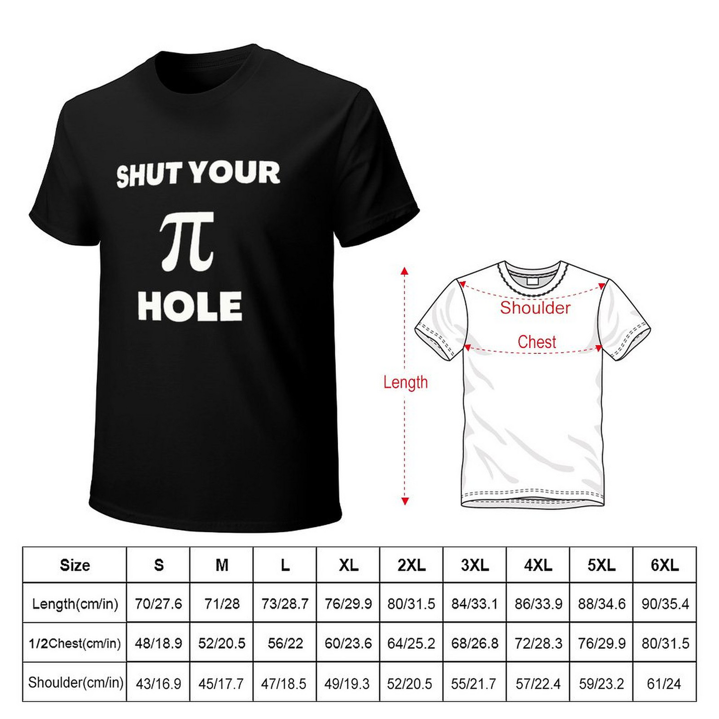 Men's T-shirt SHUT YOU PI HOLE