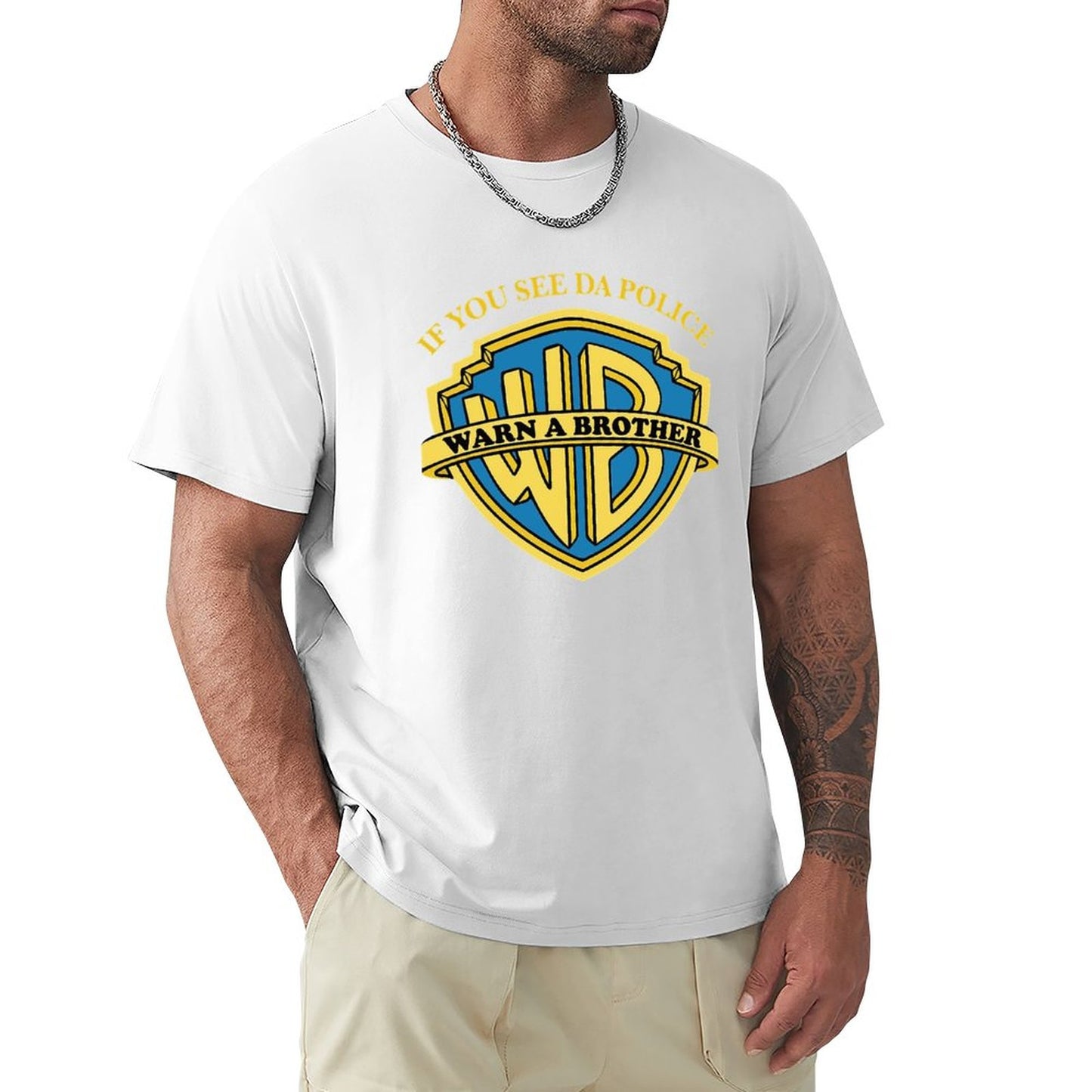 WARN A BROTHER Men's T-shirt