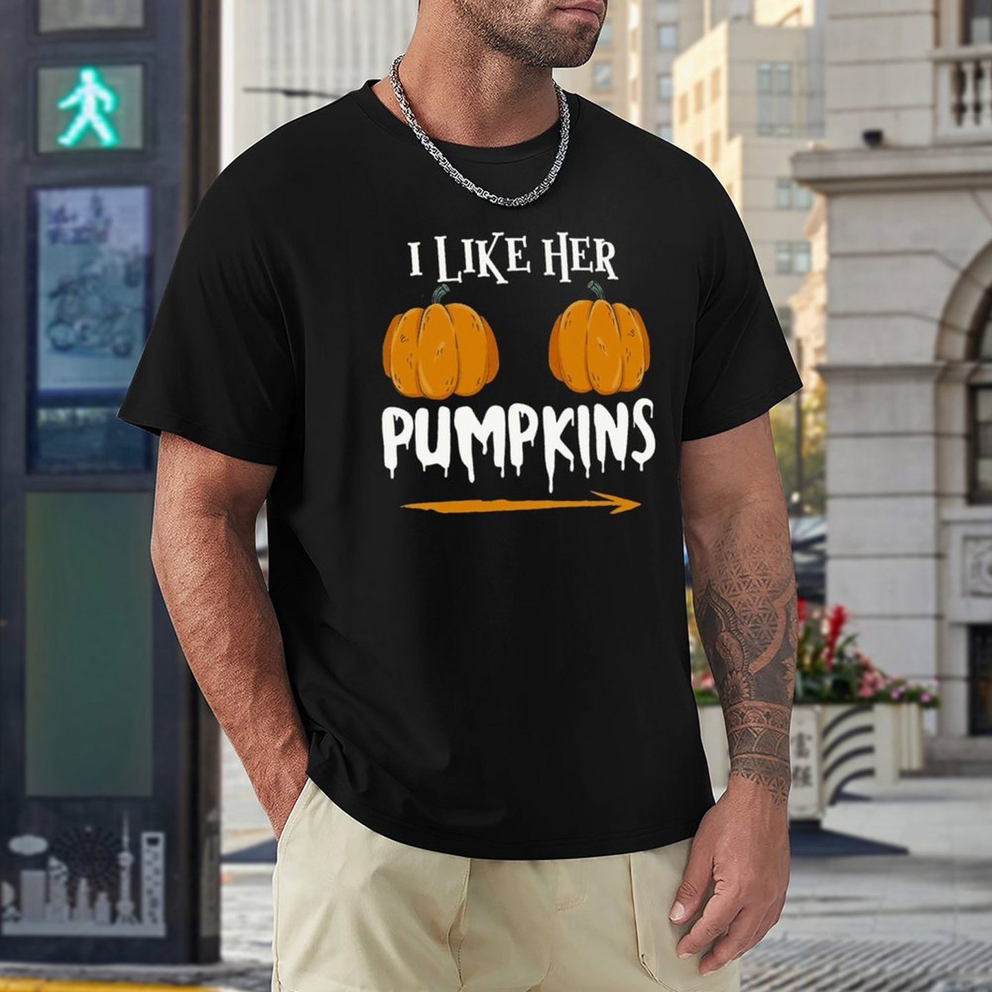 Ilkeher Pumpkins Men's T-shirt