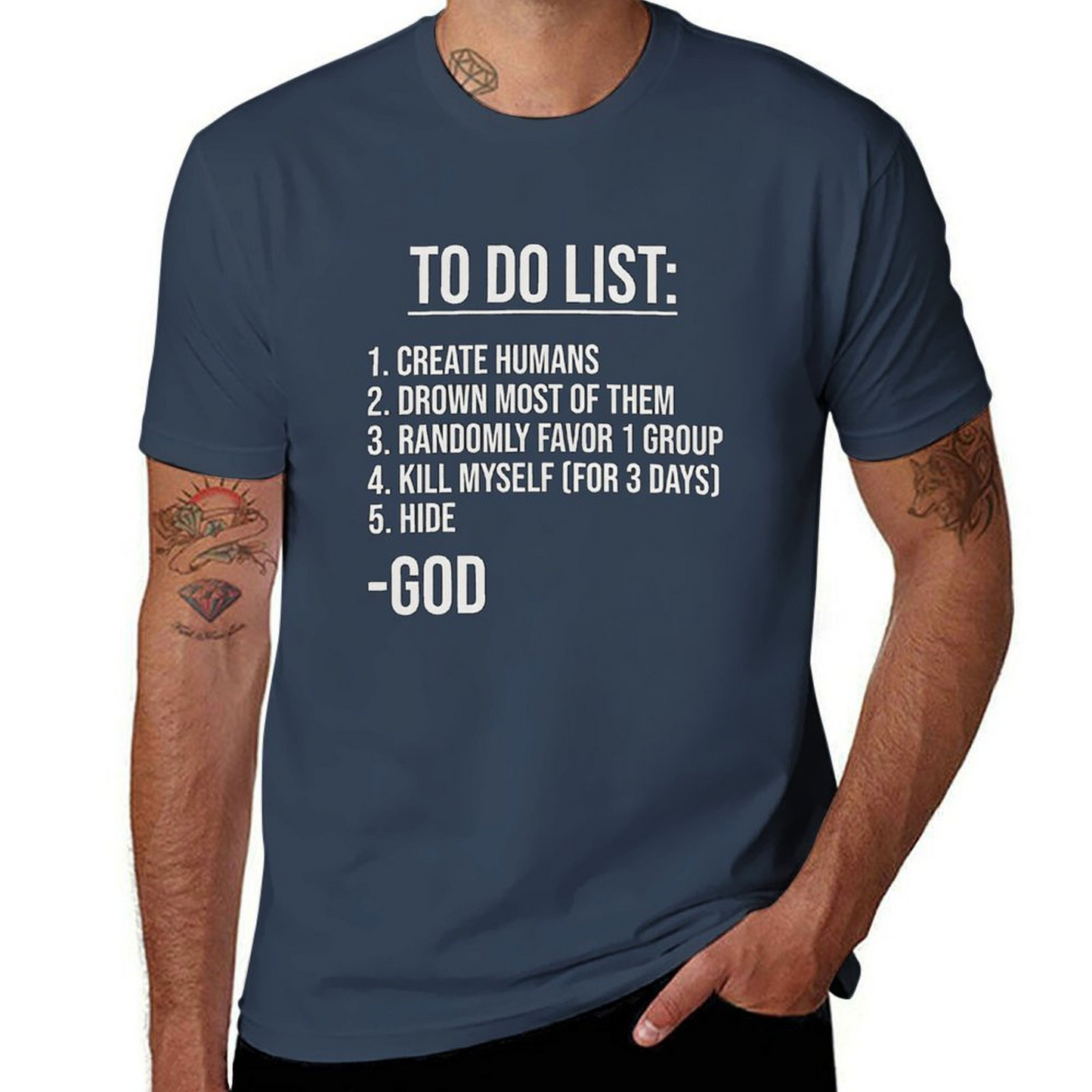 to Do List-god T-shirt