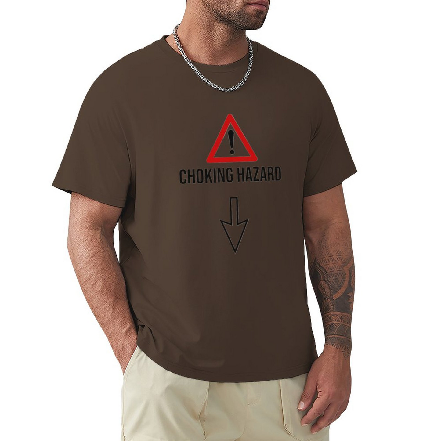 Men's T-shirt CHOKING HAZARD