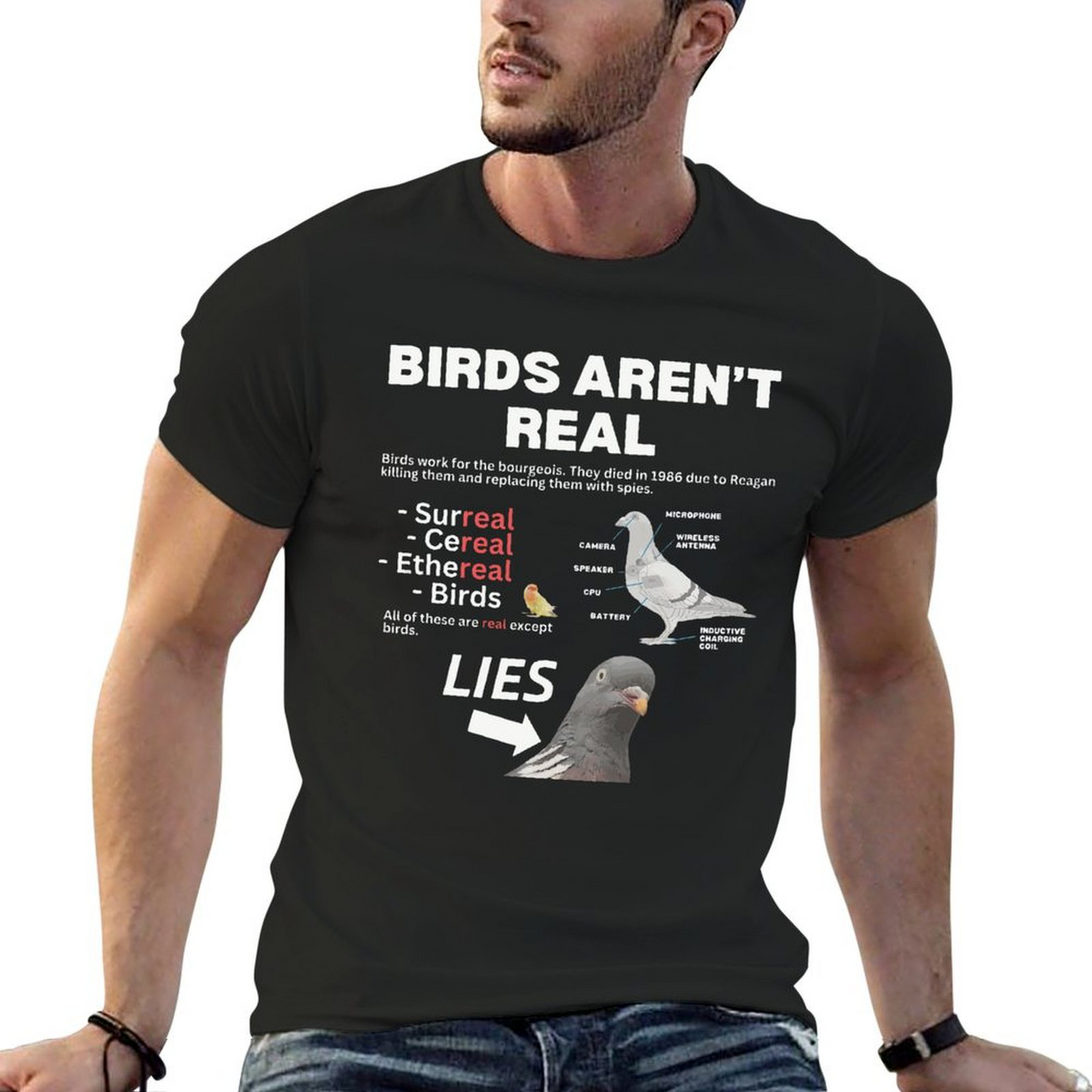 Birds Aren't Real T-shirt