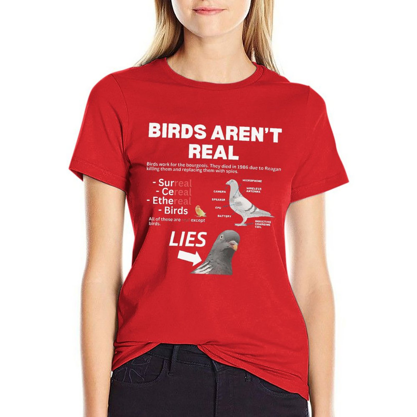 Birds Aren't Real T-shirt