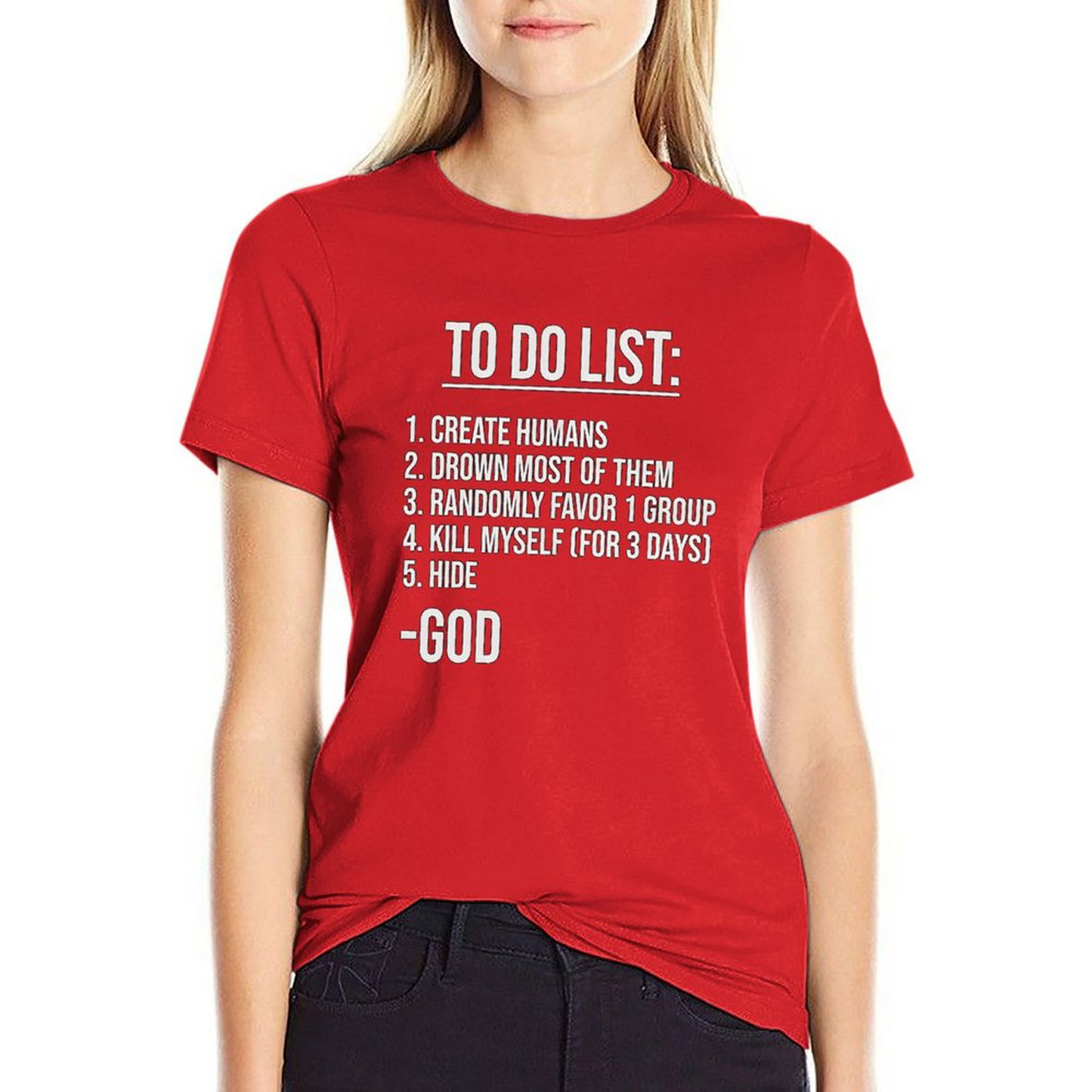 to Do List-god T-shirt