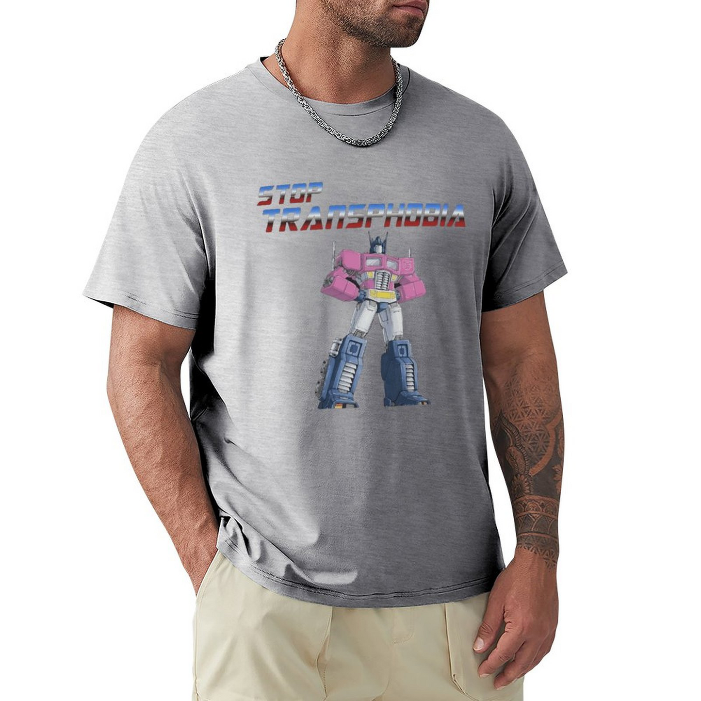 T-shirt STOP TRANSPHOBIA