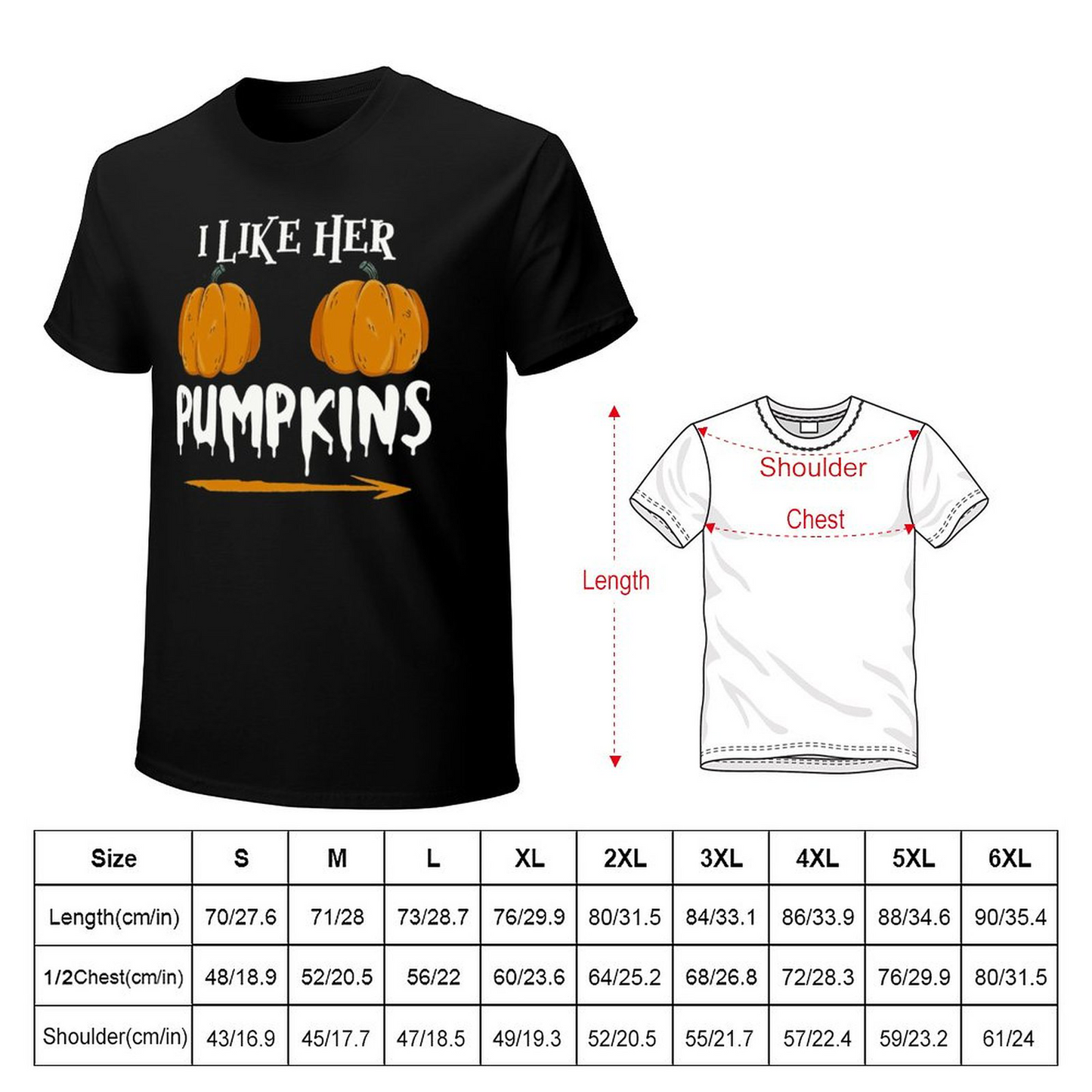 Men's T-shirt Ilkeher Pumpkins