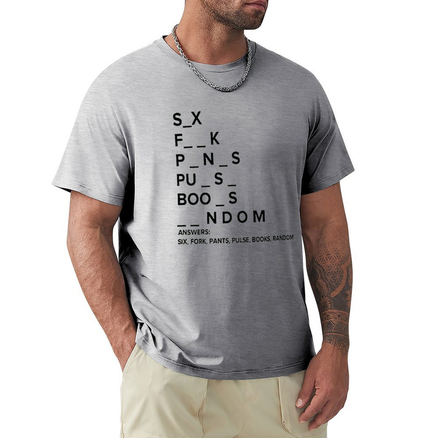 Men's T-shirt Lettert