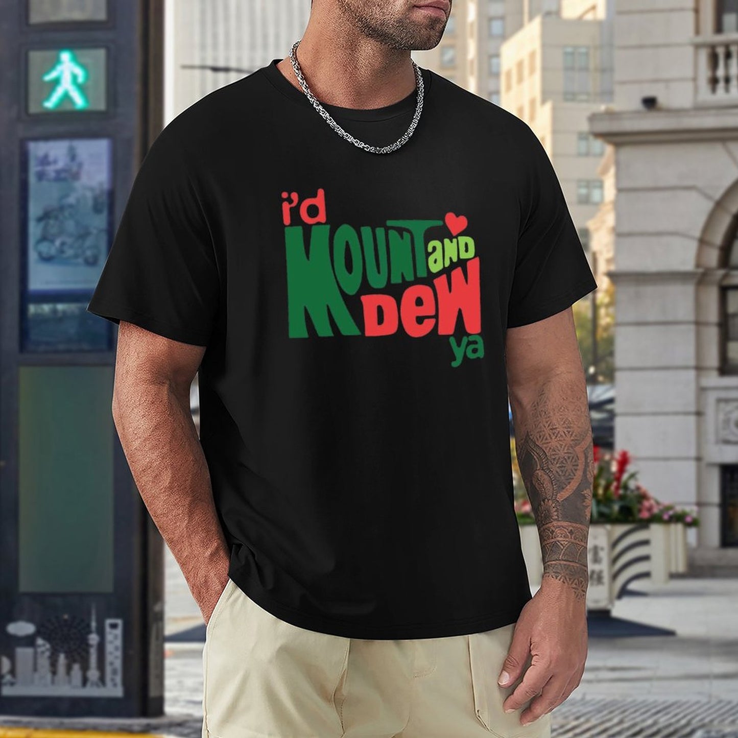 Men's T-shirt I'd Kount And Dew Ya