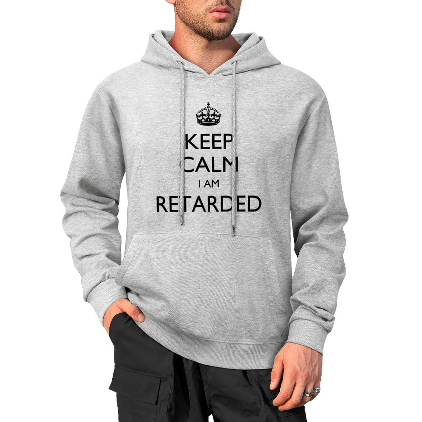 Keep Calm Cotton Hooded