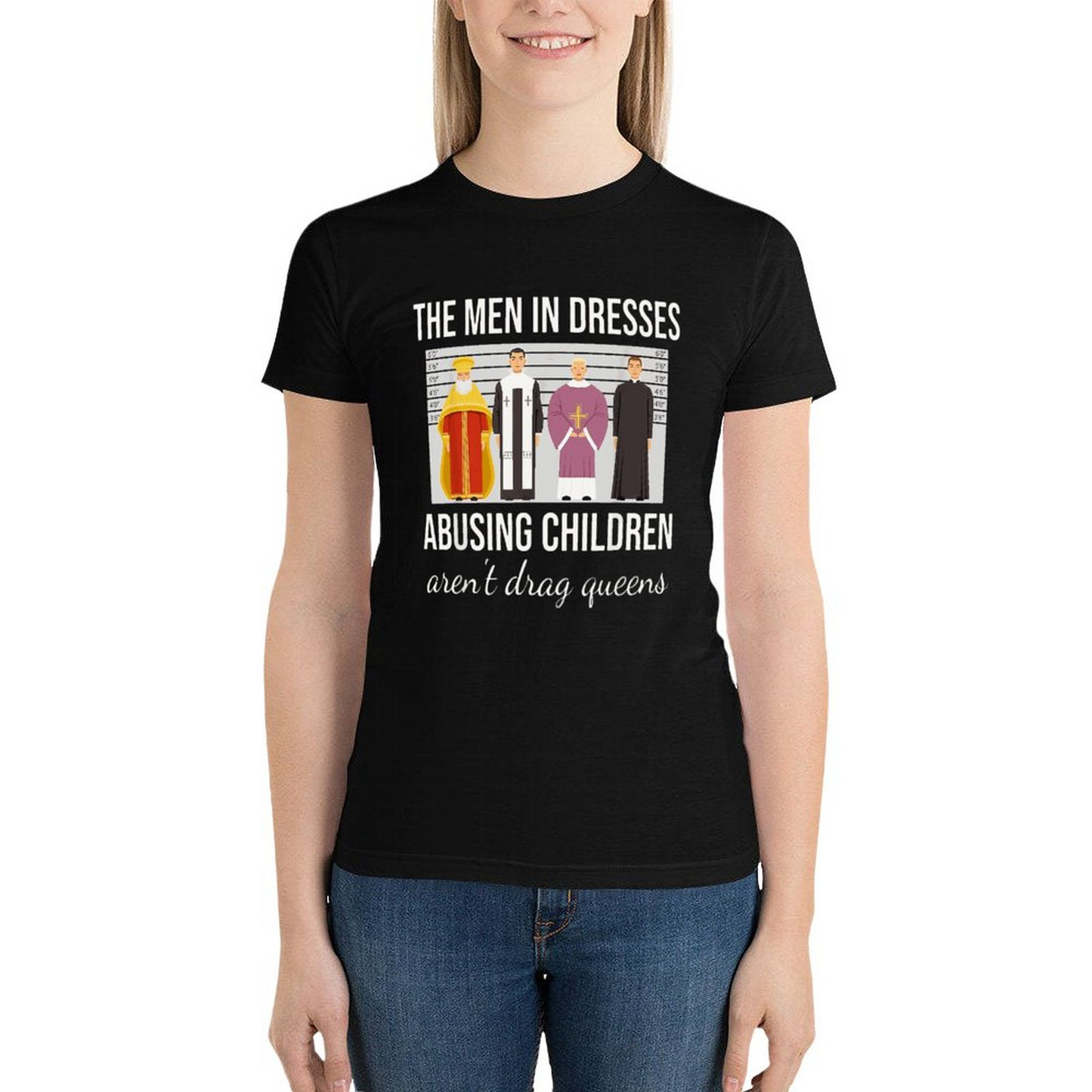 Men in Dresses Women's T-shirt