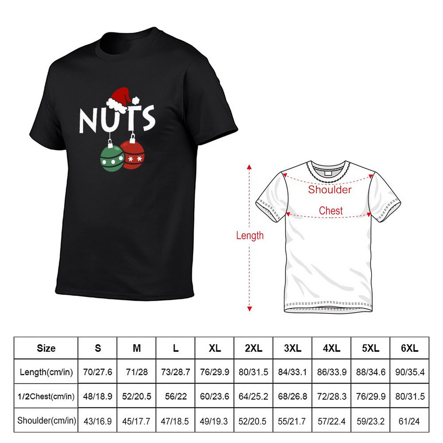 Christmas nuts T-shirt for Men