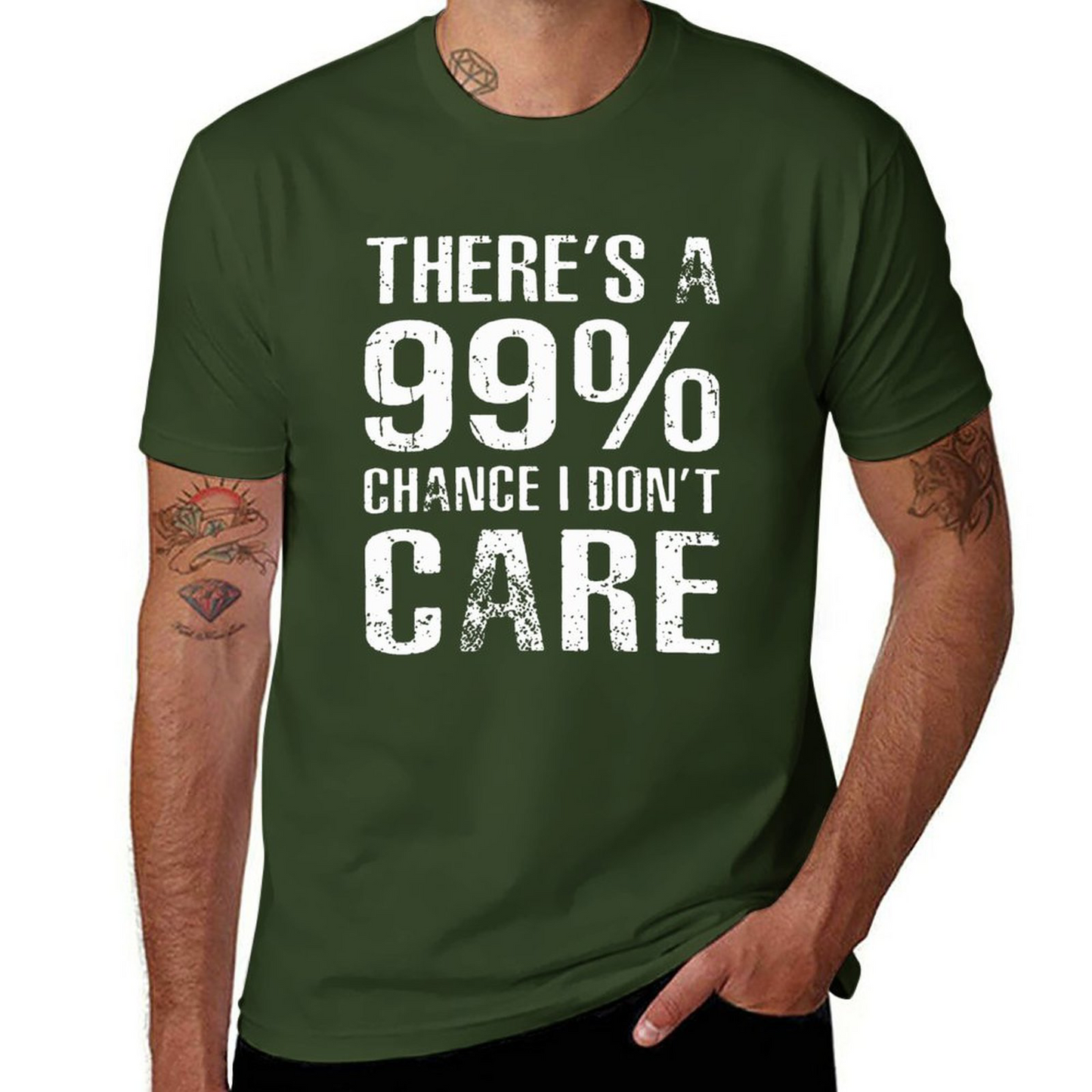 99% care Short Sleeve T-shirt for Men