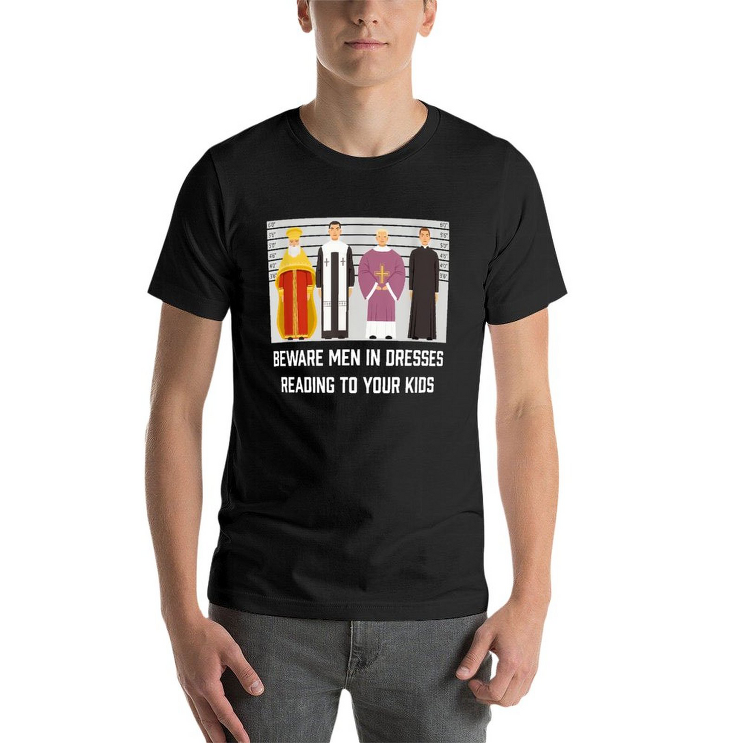 Be ware Men in Dresses Tshirt