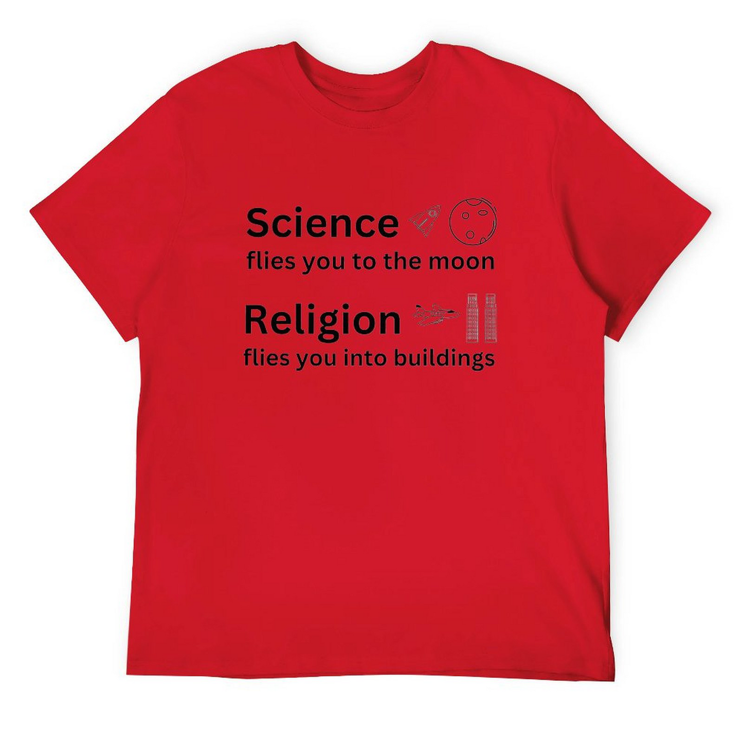 T-shirt Science Religion