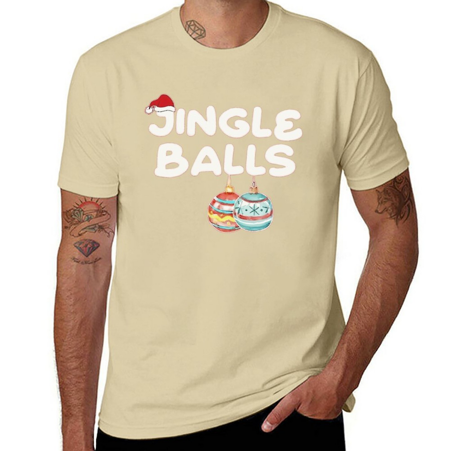 Jingle Balls Short Sleeve T-shirt for Men