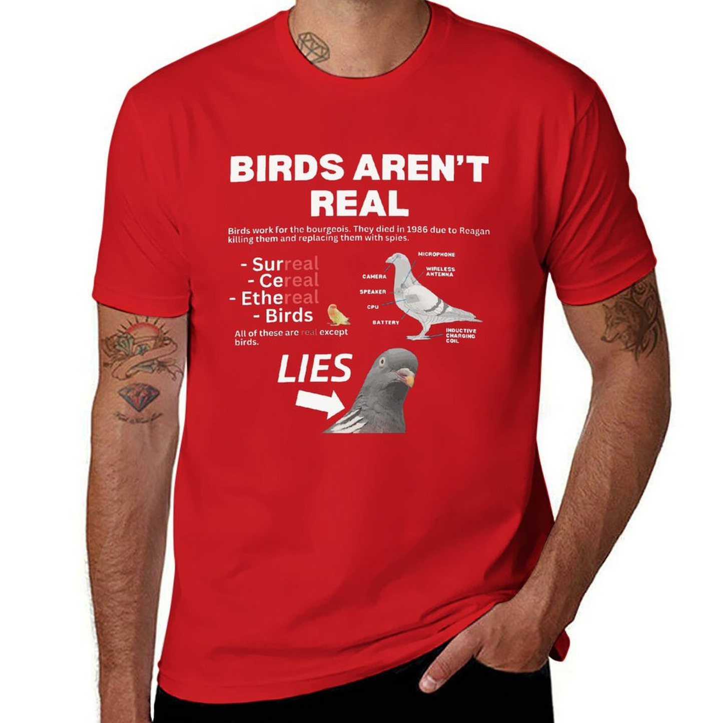 Birds Aren't Real T-shirt